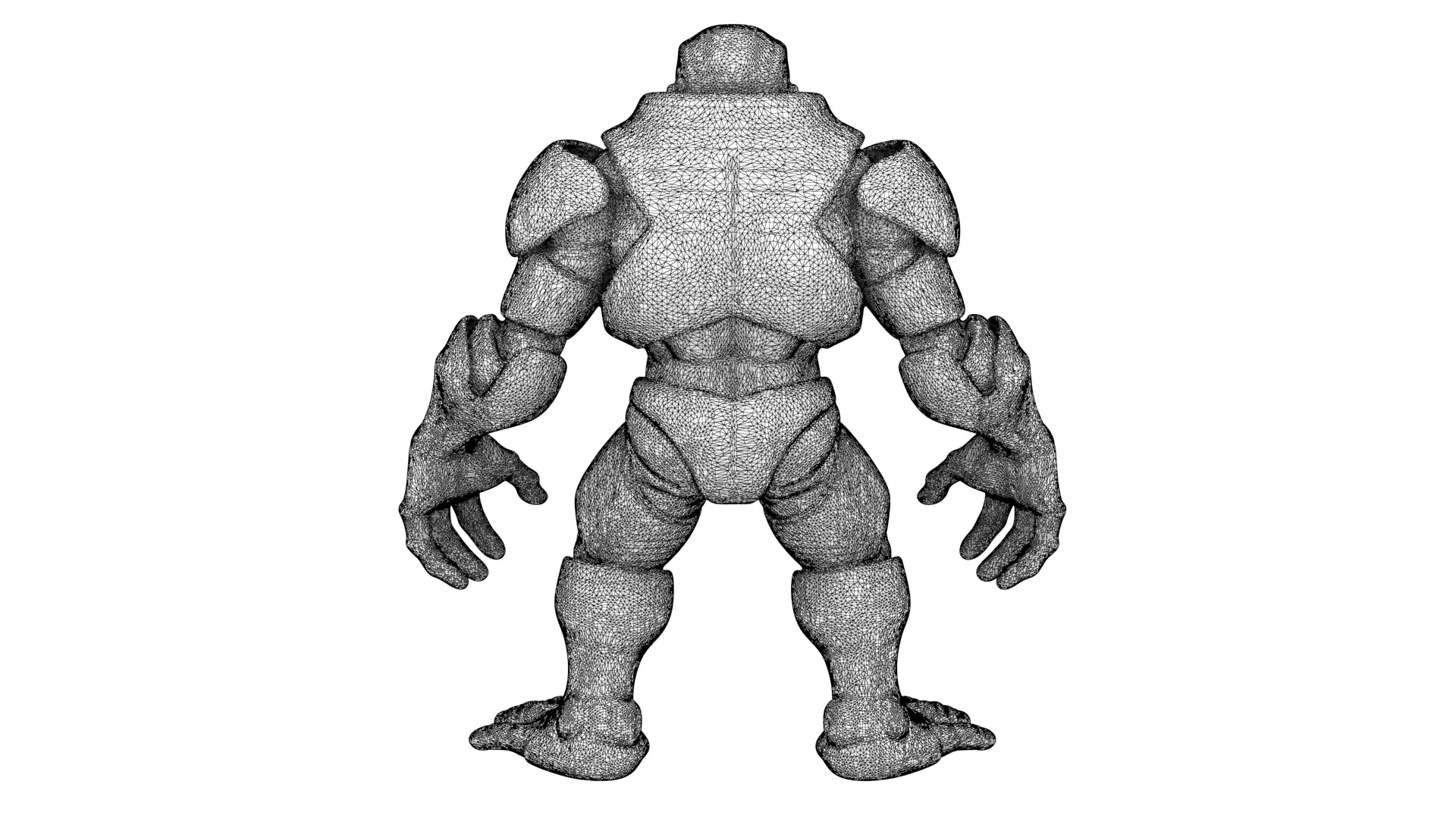 Monster character 08 3D model_10