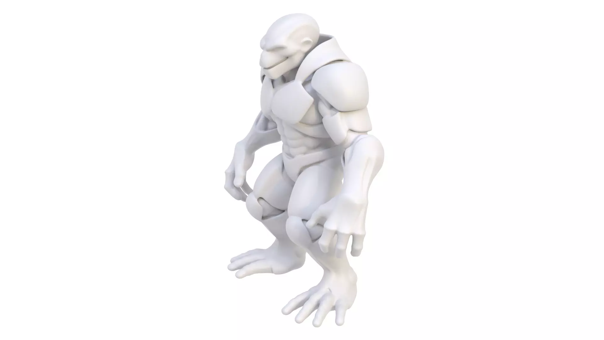 Monster character 08 3D model_2