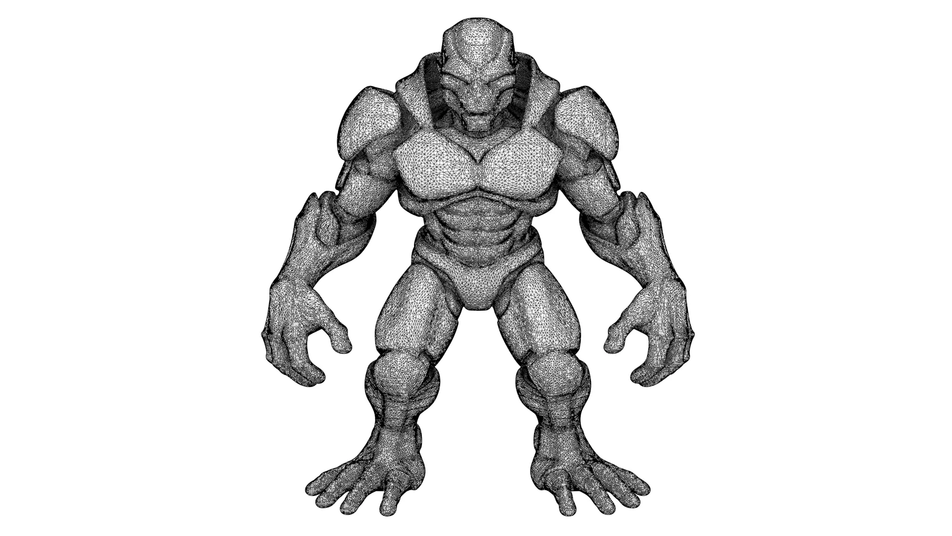 Monster character 08 3D model_9