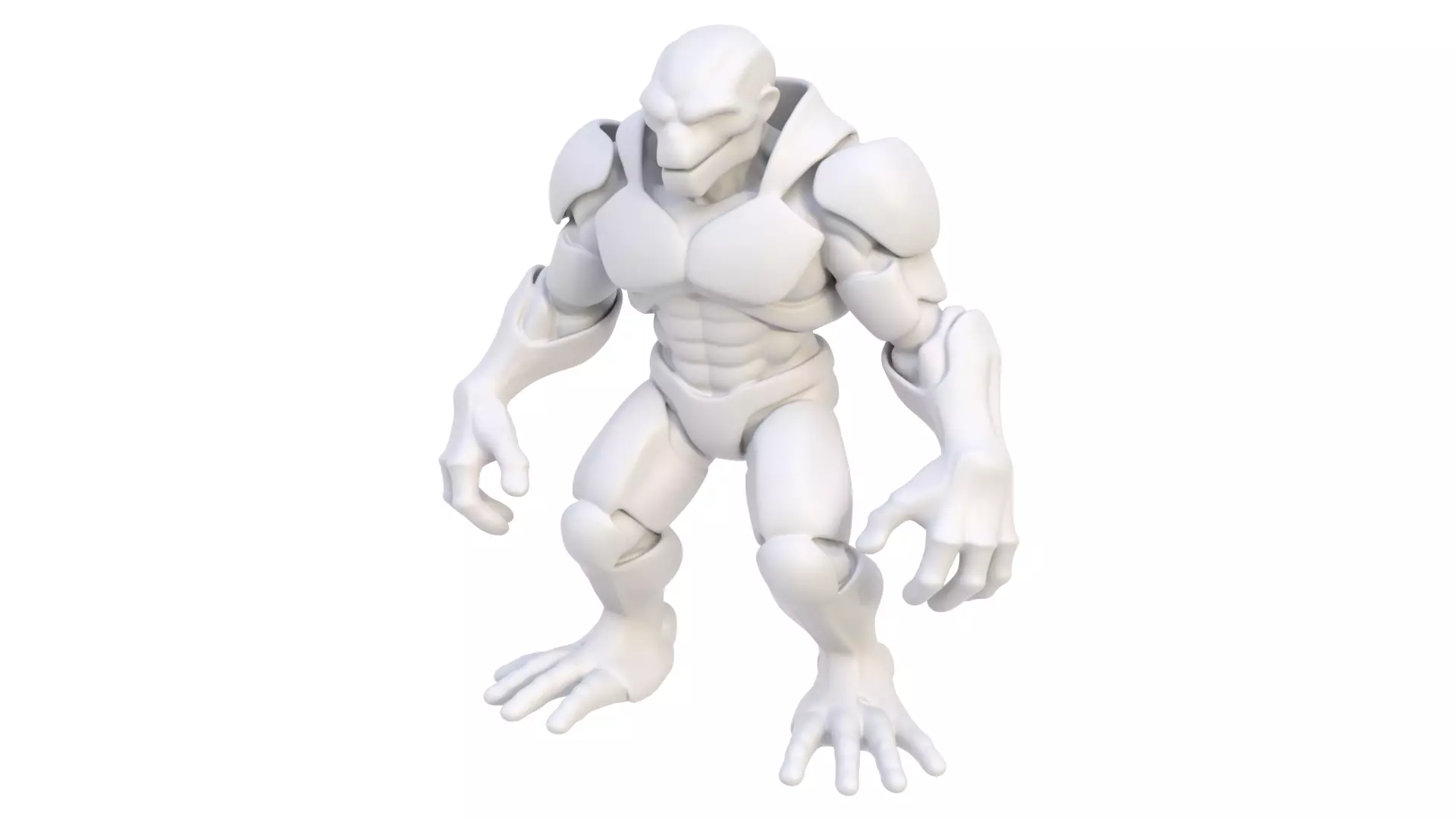 Monster character 08 3D model_0