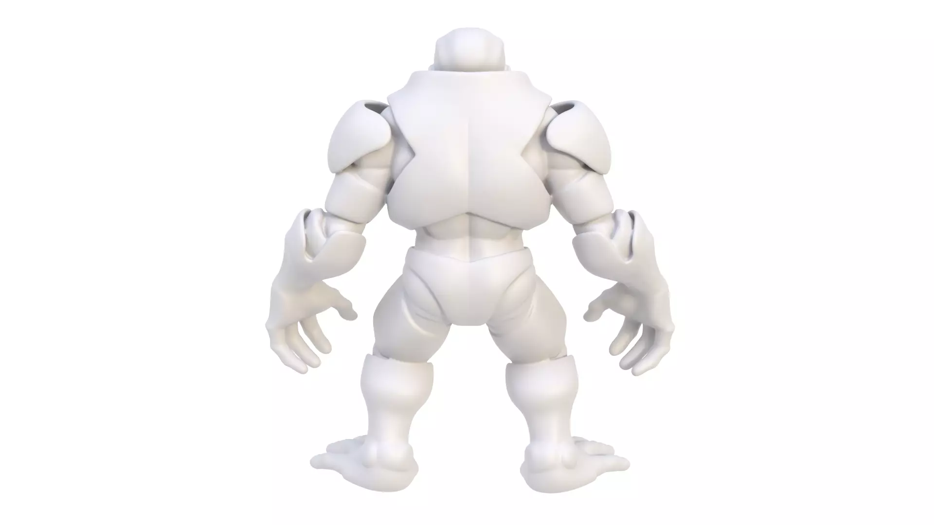 Monster character 08 3D model_5