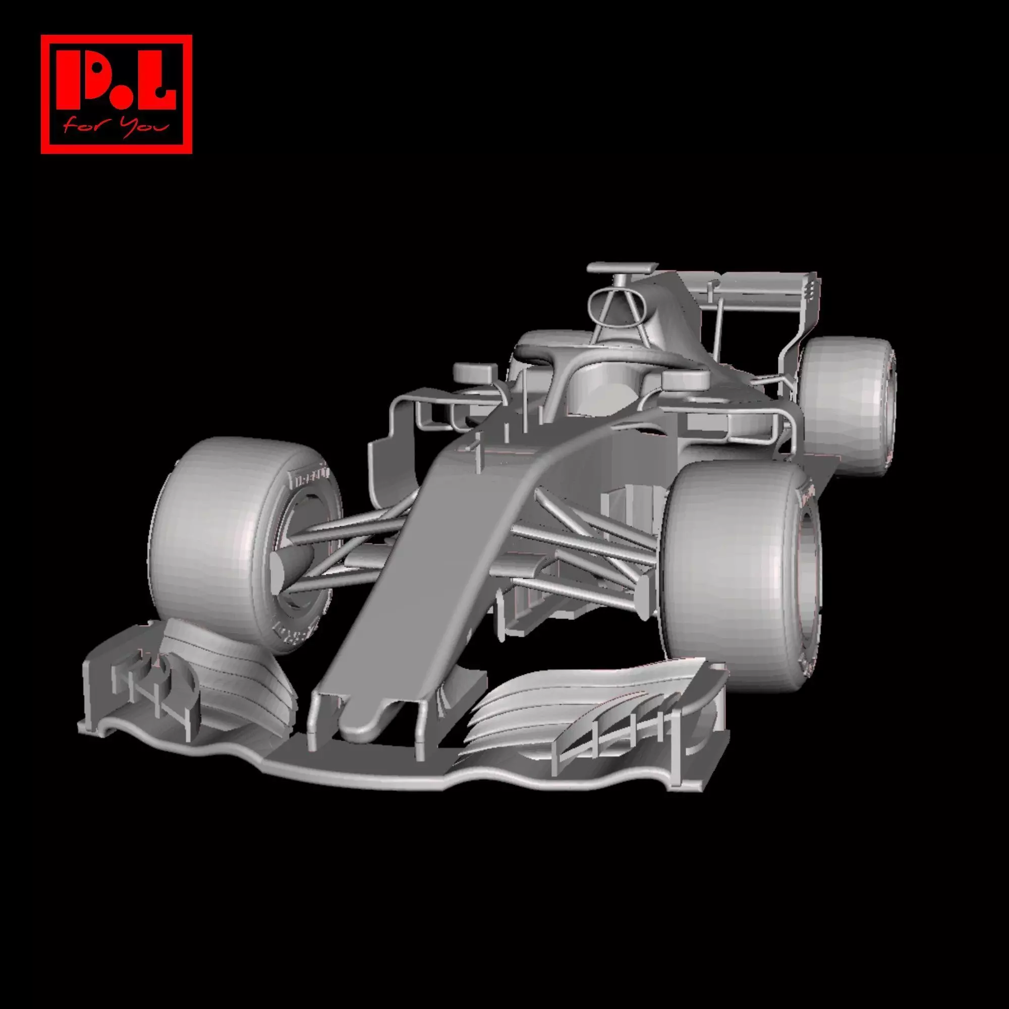 Formula 1 - Ferrari SF71H 2018 3D print model_0