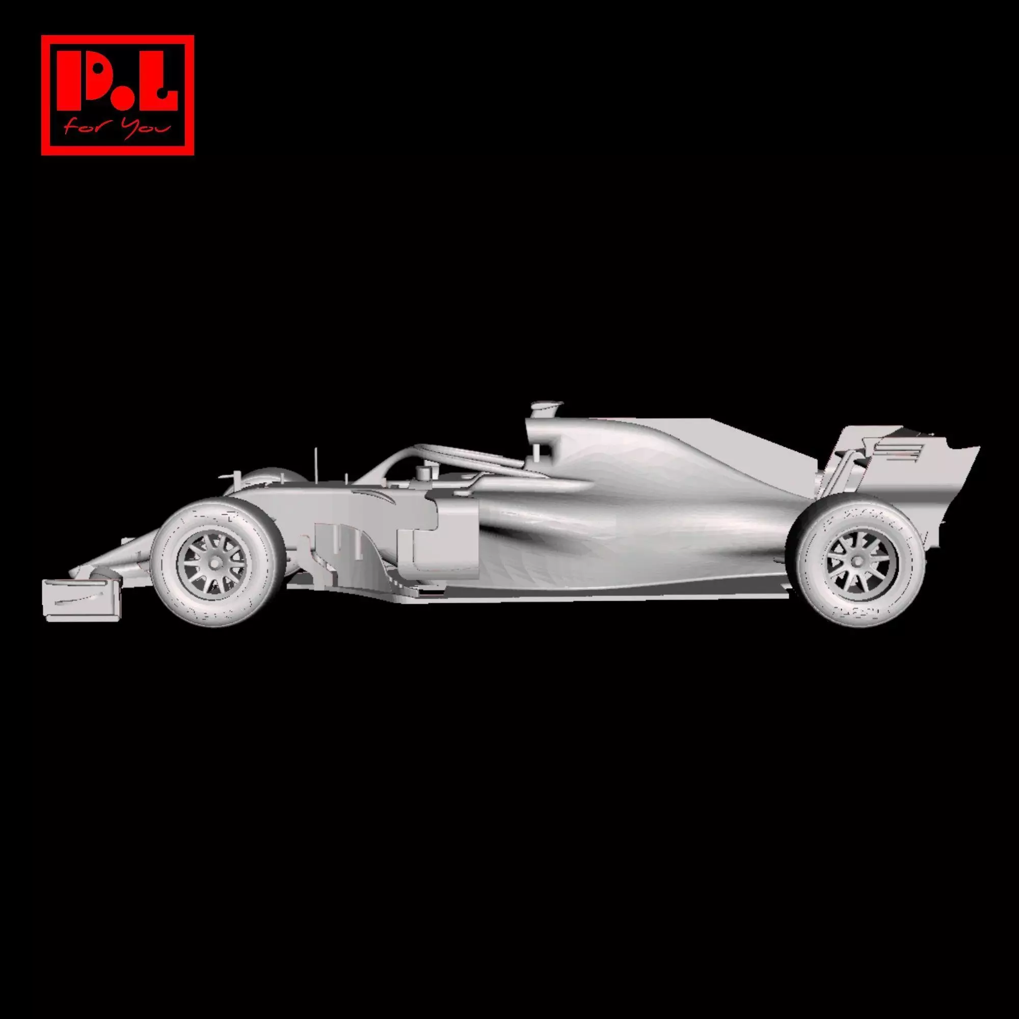 Formula 1 - Ferrari SF71H 2018 3D print model_1