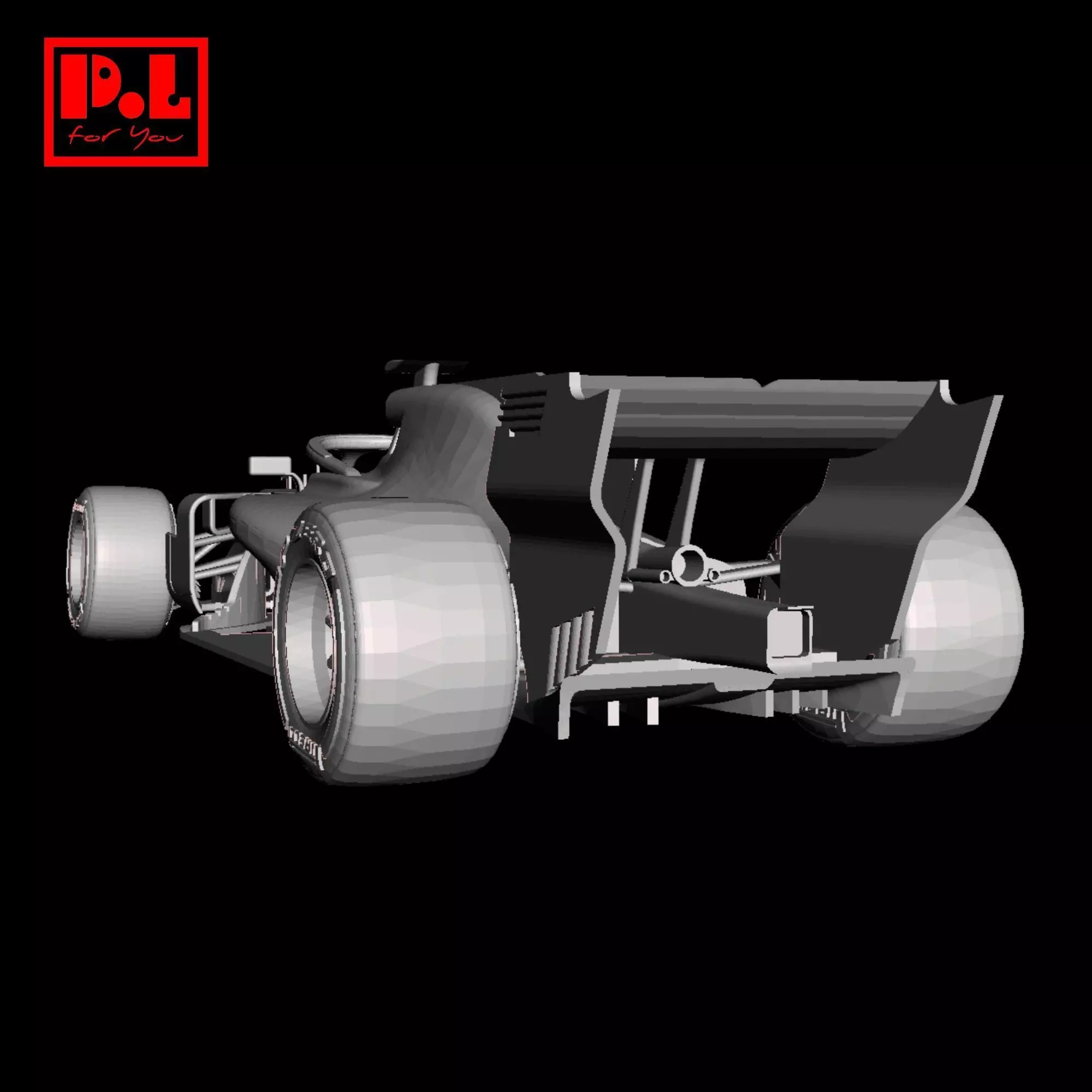 Formula 1 - Ferrari SF71H 2018 3D print model_2