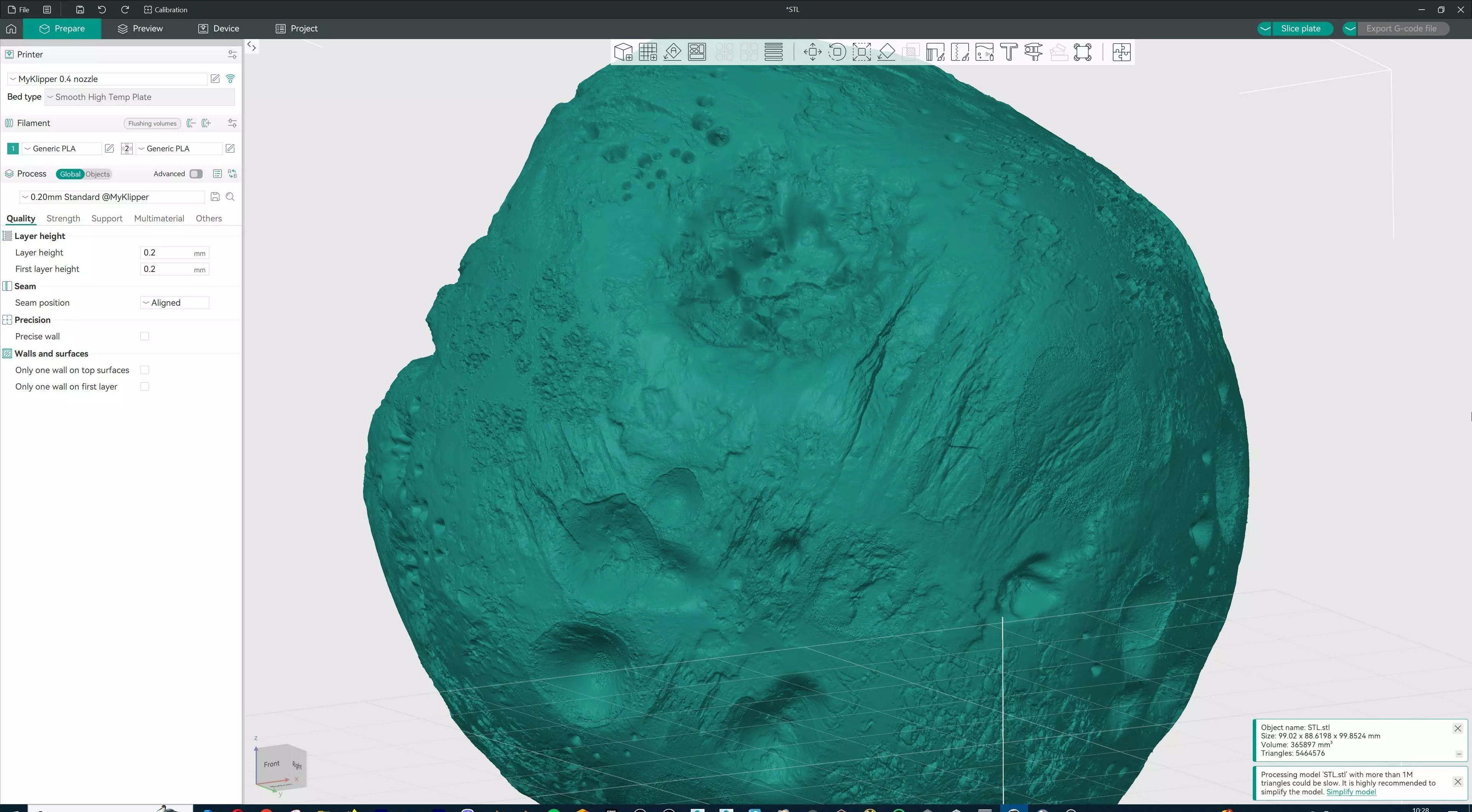 Realistic Asteroid Space Rock 3D print model_14