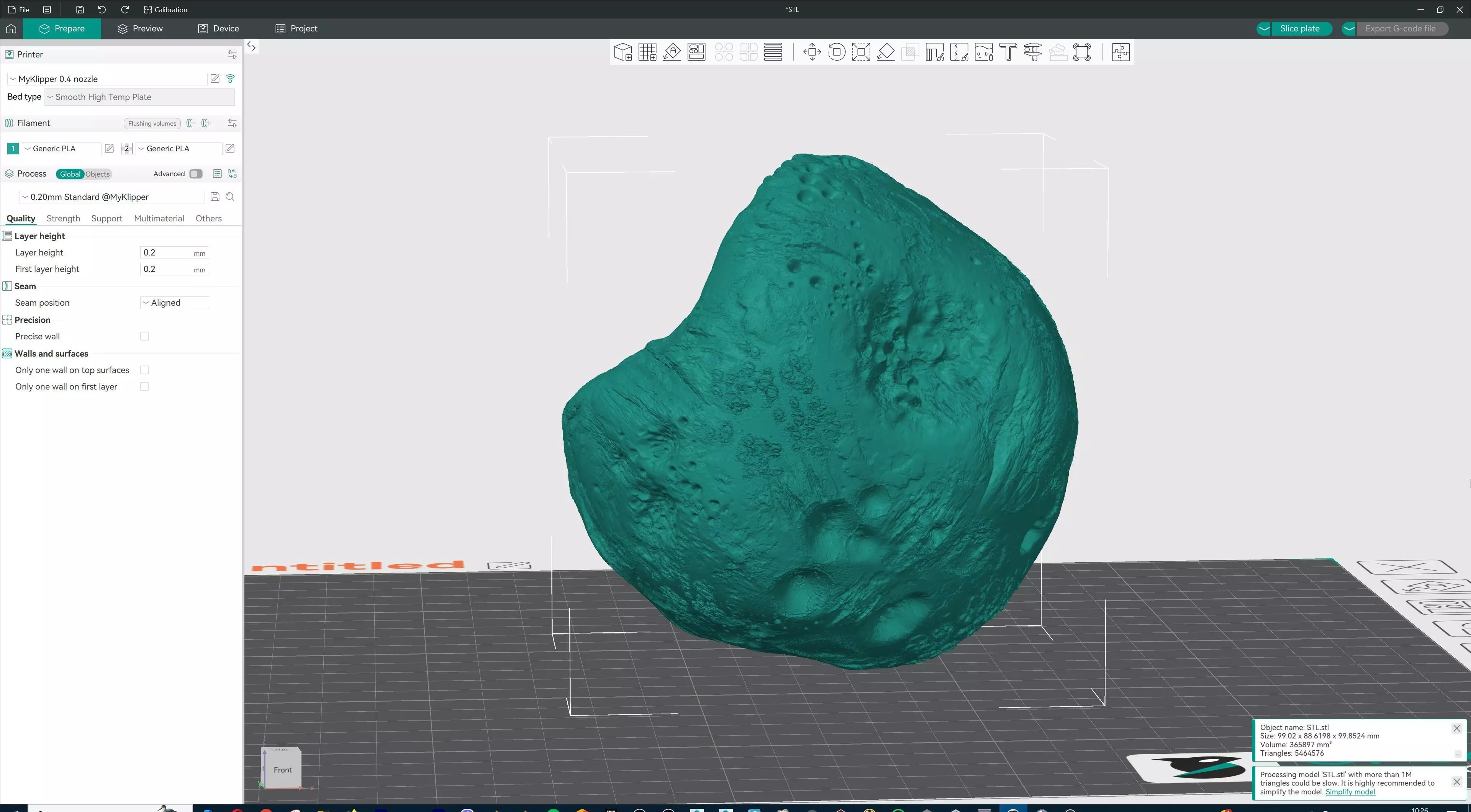 Realistic Asteroid Space Rock 3D print model_17