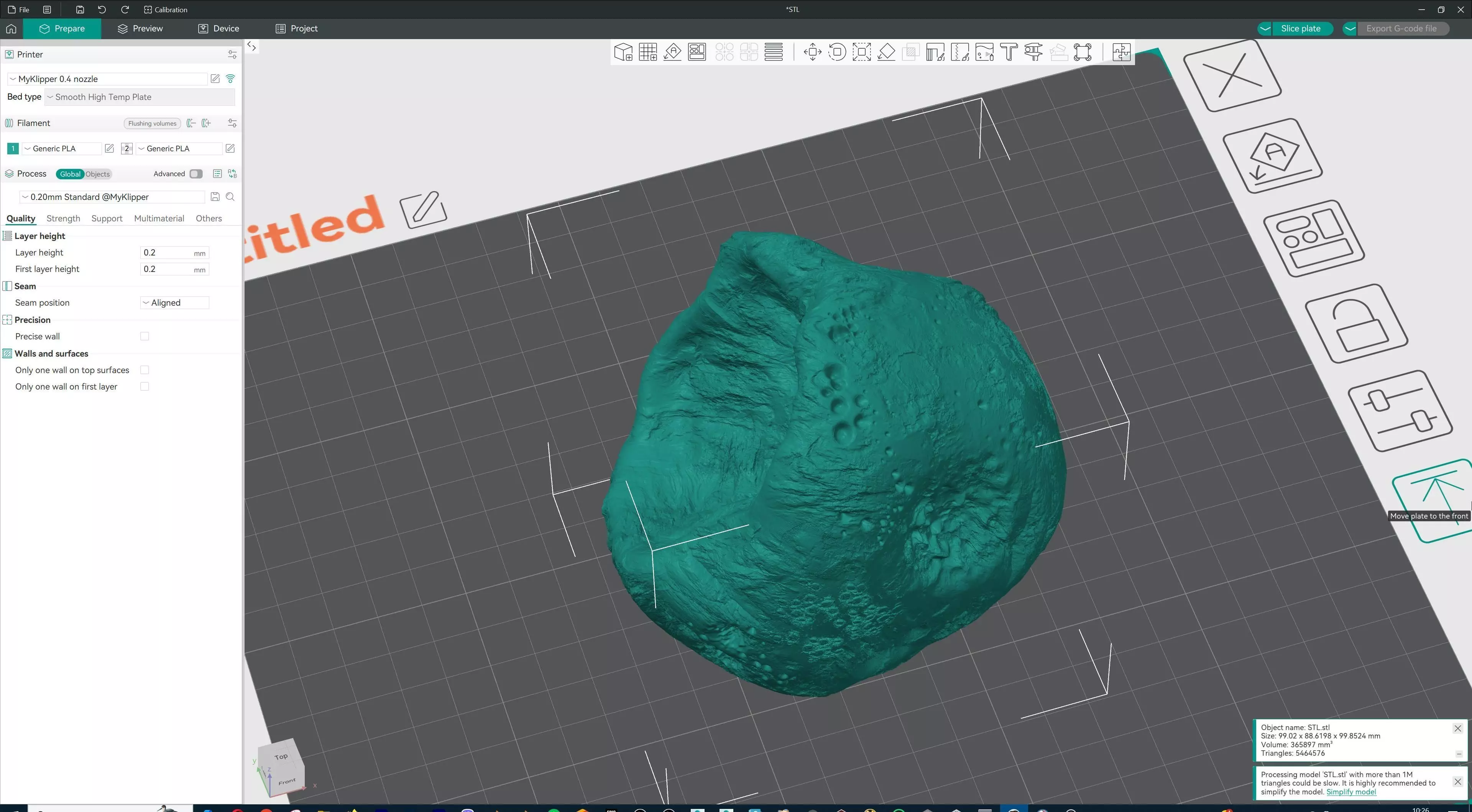 Realistic Asteroid Space Rock 3D print model_11