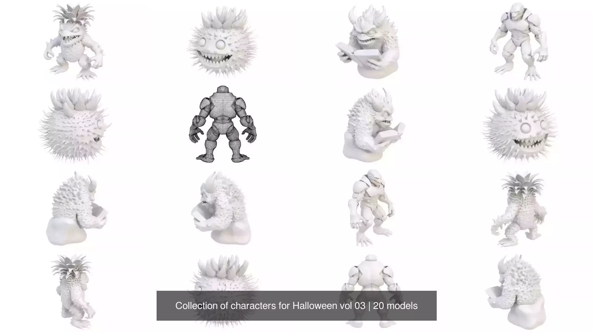 Collection of characters for Halloween vol 03 _23