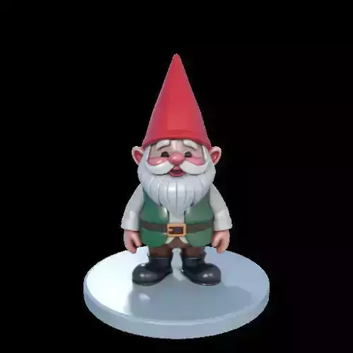 2239  Fairy Tale Gnome  Color Full Body Figurine