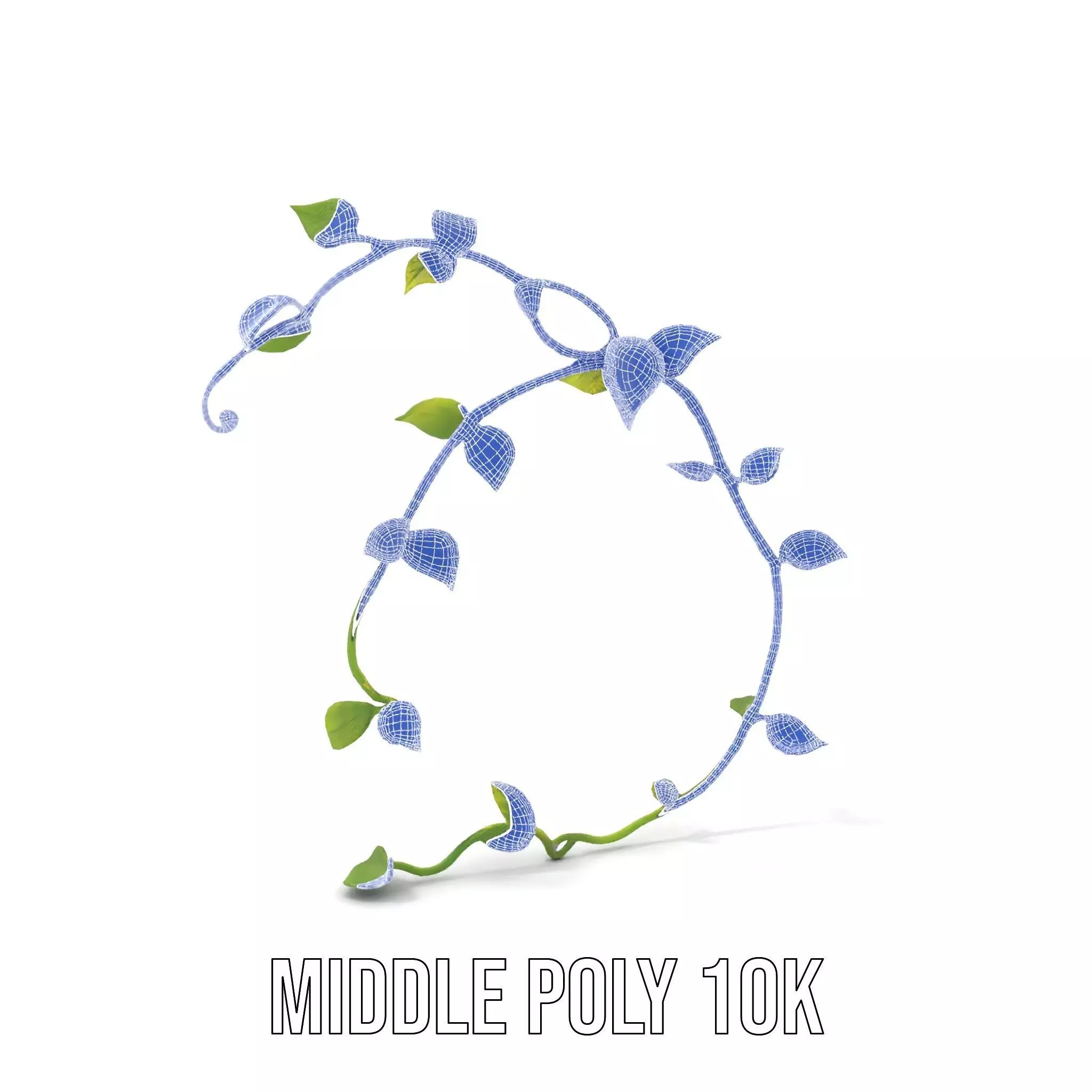 Vibrant Leafy Vine model pack Low-poly 3D model_11