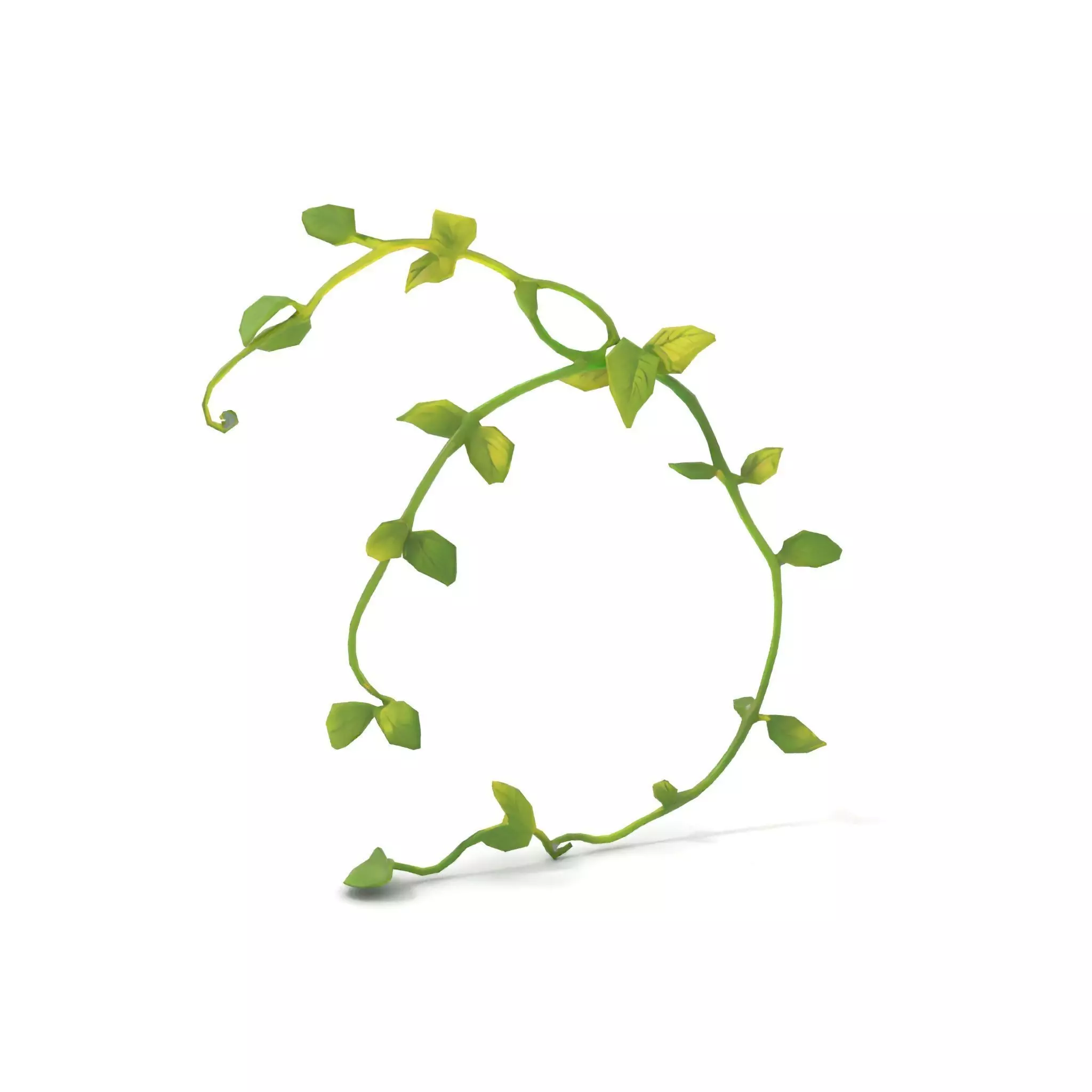 Vibrant Leafy Vine model pack Low-poly 3D model_12