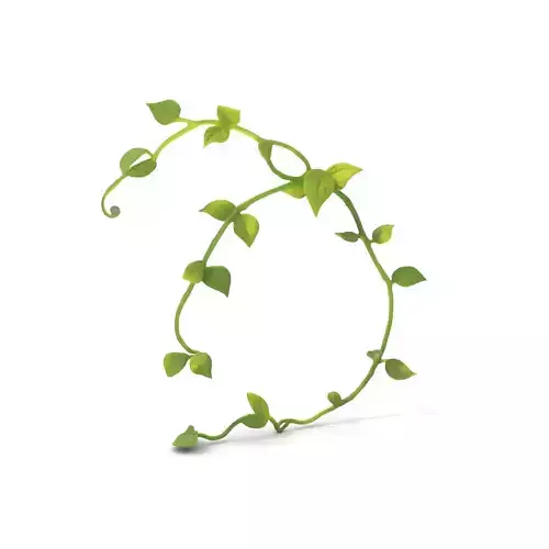 Vibrant Leafy Vine model pack Low-poly 3D model