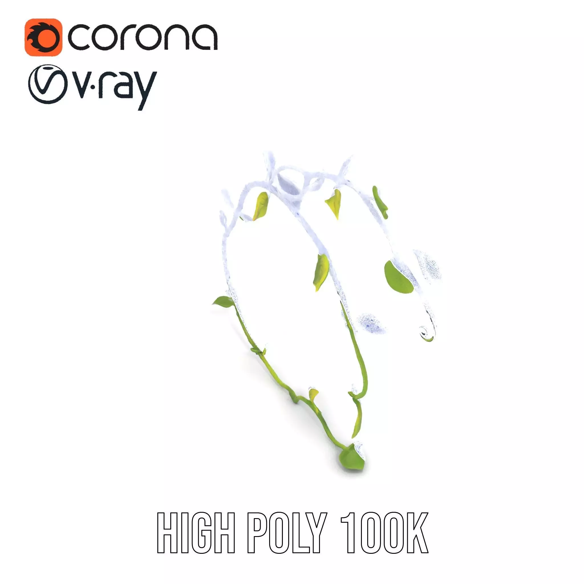 Vibrant Leafy Vine model pack Low-poly 3D model_34