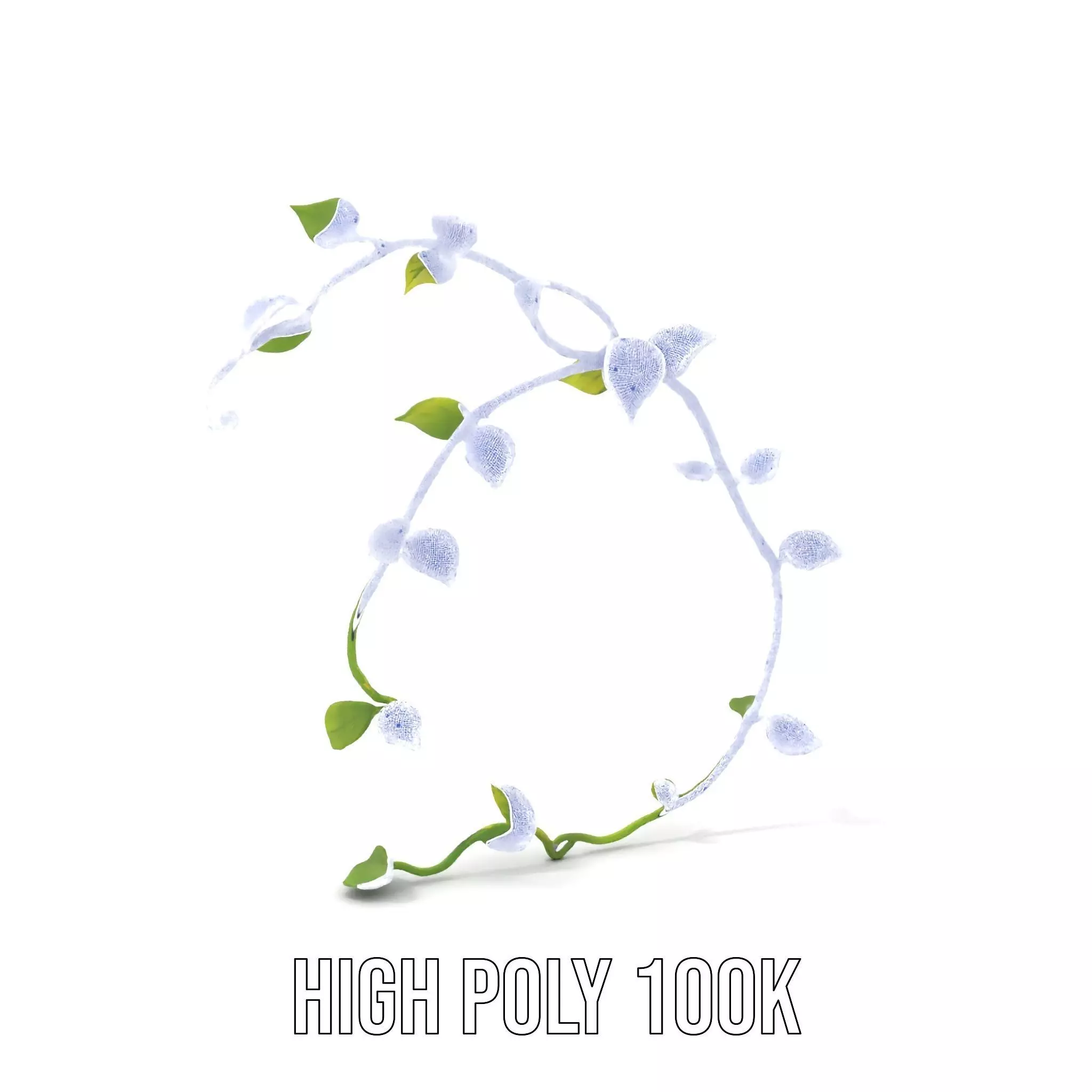 Vibrant Leafy Vine model pack Low-poly 3D model_4