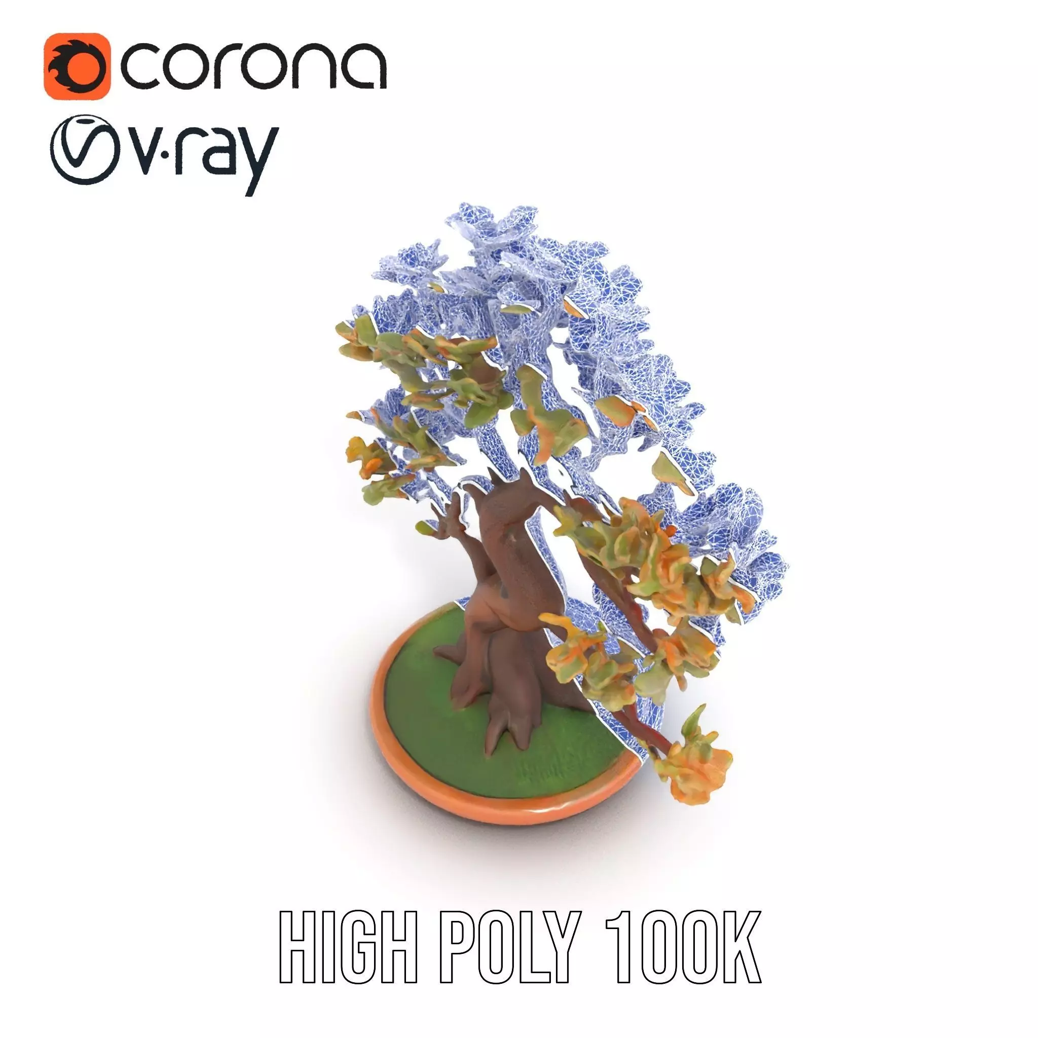 Realistic Bonsai Tree model pack Low-poly 3D model_27