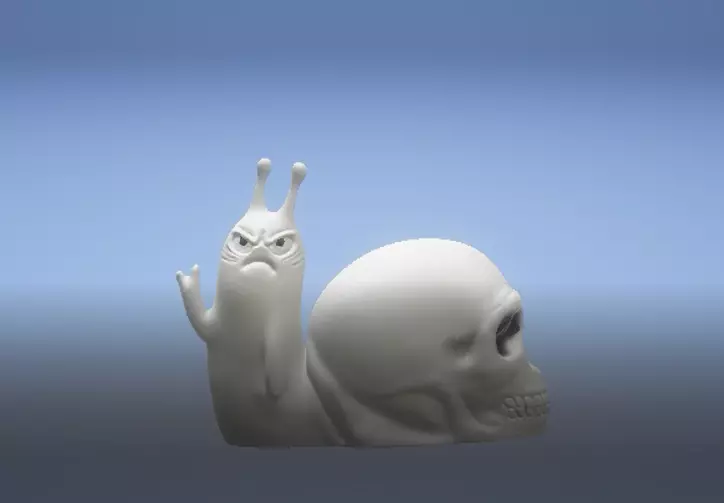 adventure time snail 3d printable model Free 3D print model