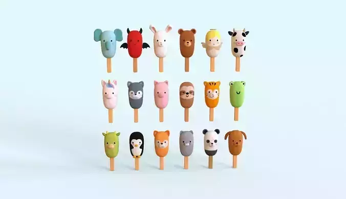 Cartoon Ice Cream Pack 03 
