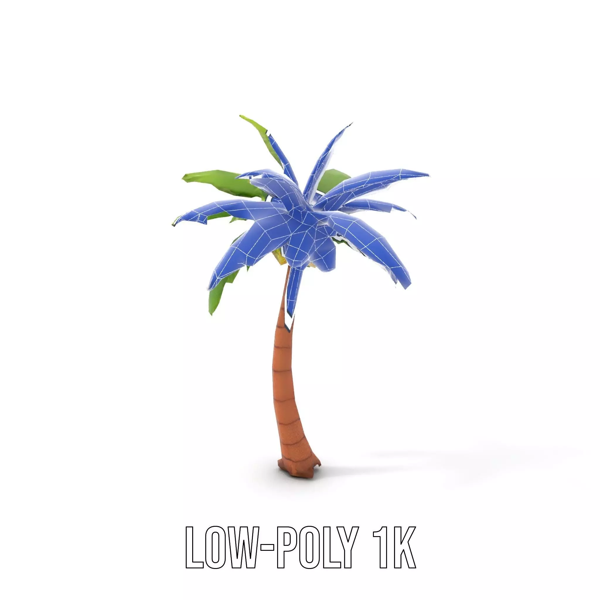 Tropical Palm Tree model pack Low-poly 3D model_31