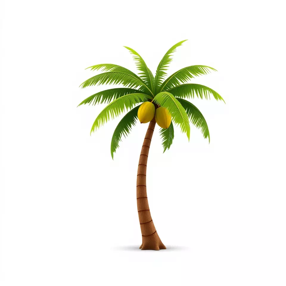 Tropical Palm Tree model pack Low-poly 3D model_2