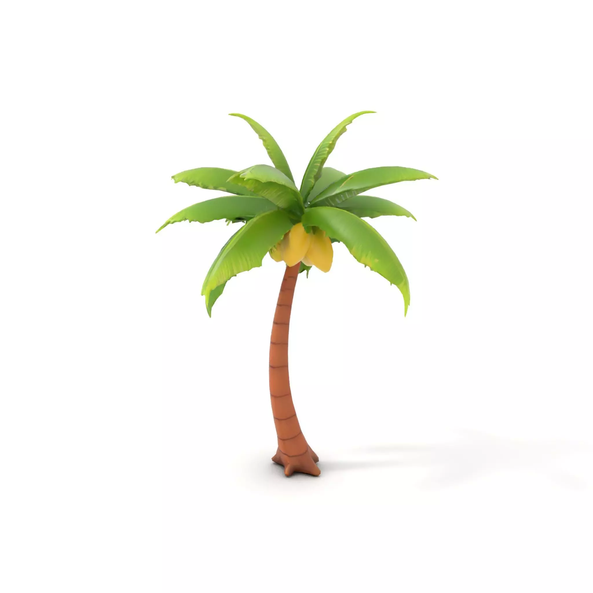 Tropical Palm Tree model pack Low-poly 3D model_5