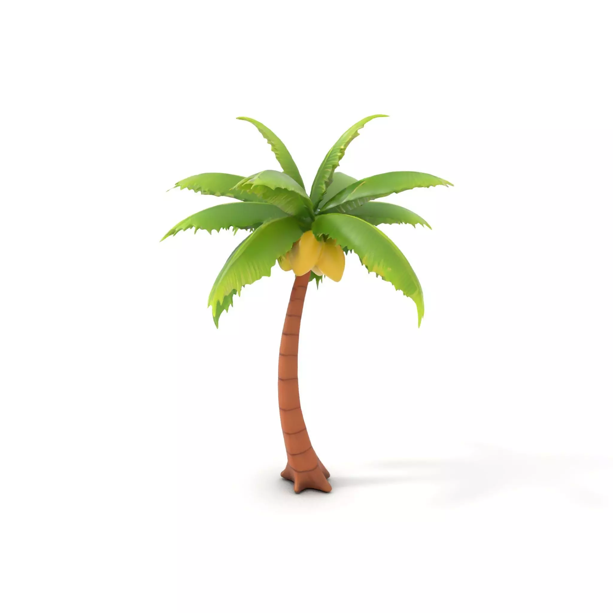 Tropical Palm Tree model pack Low-poly 3D model_0