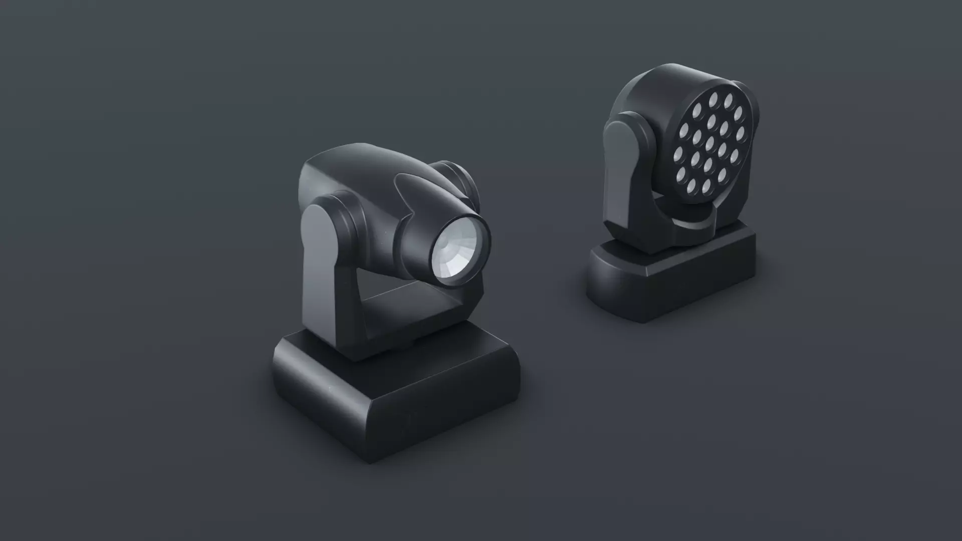 3D LED Wash model Low-poly 3D model_6