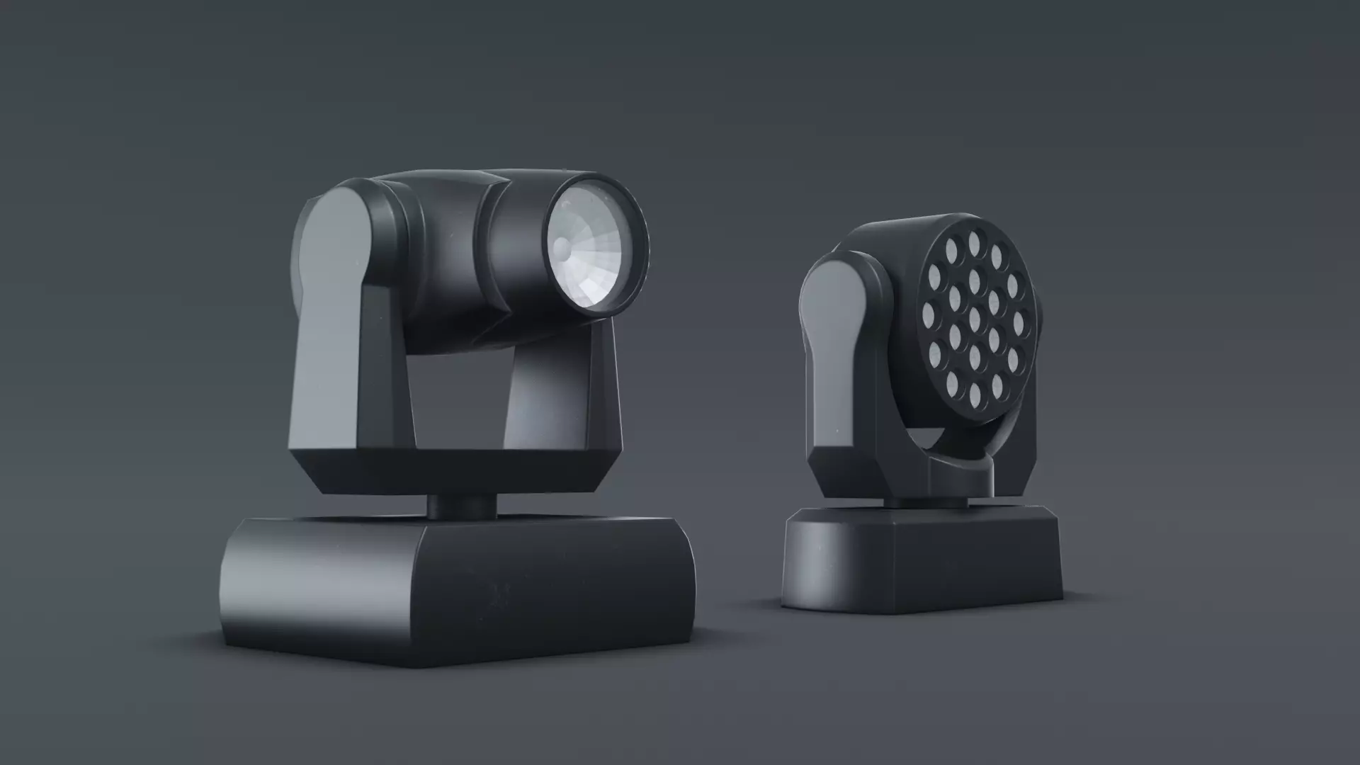 3D LED Wash model Low-poly 3D model_2