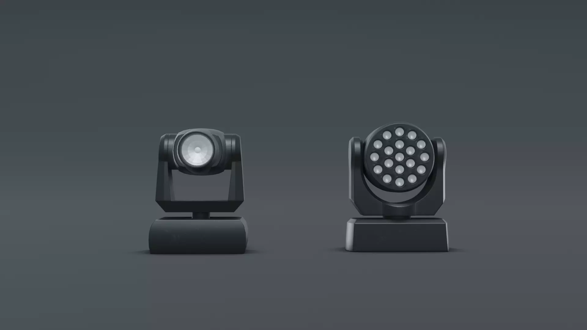 3D LED Wash model Low-poly 3D model_0