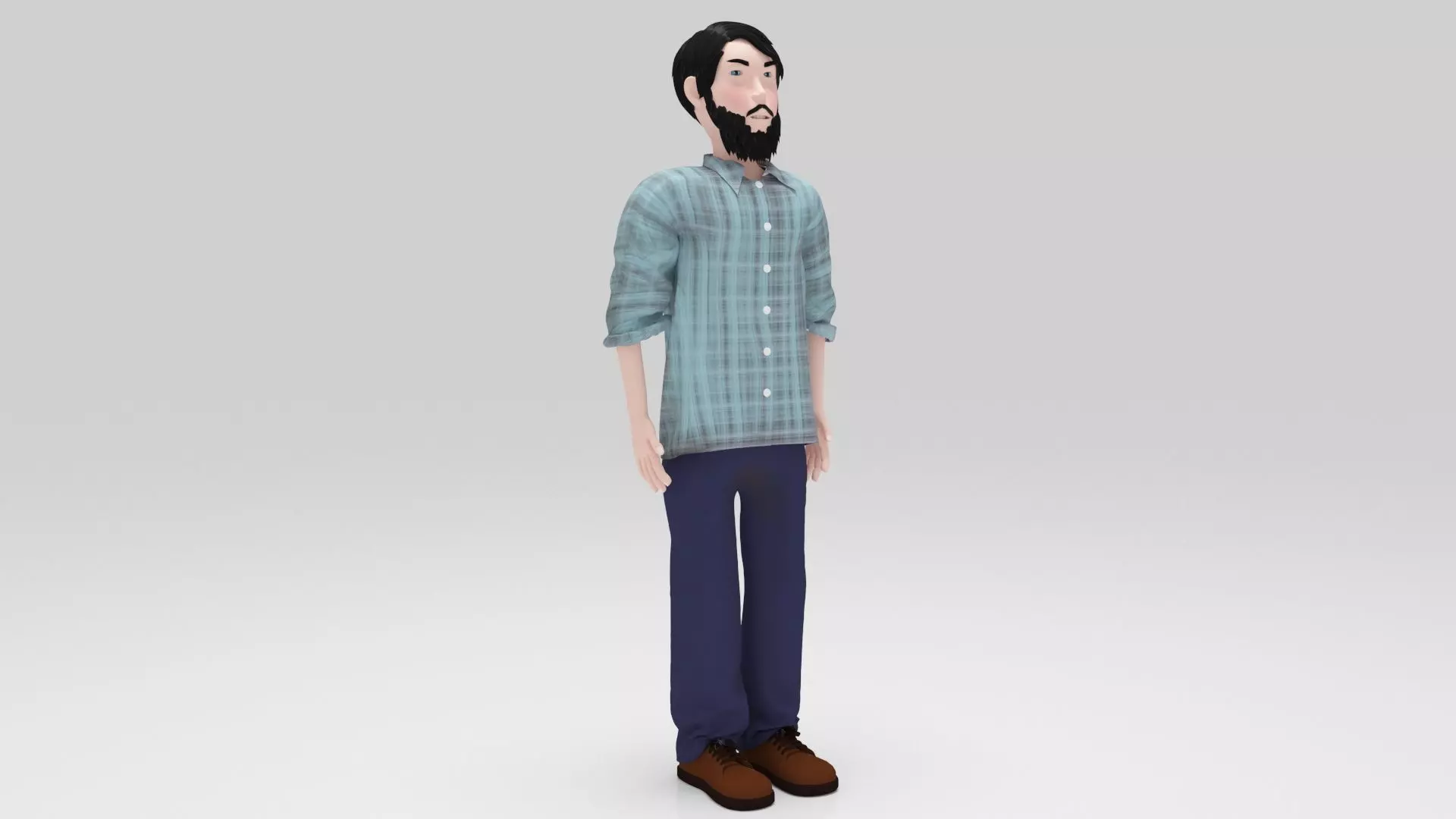 Character  All Pack 03 Rigged   Low-poly 3D model_27