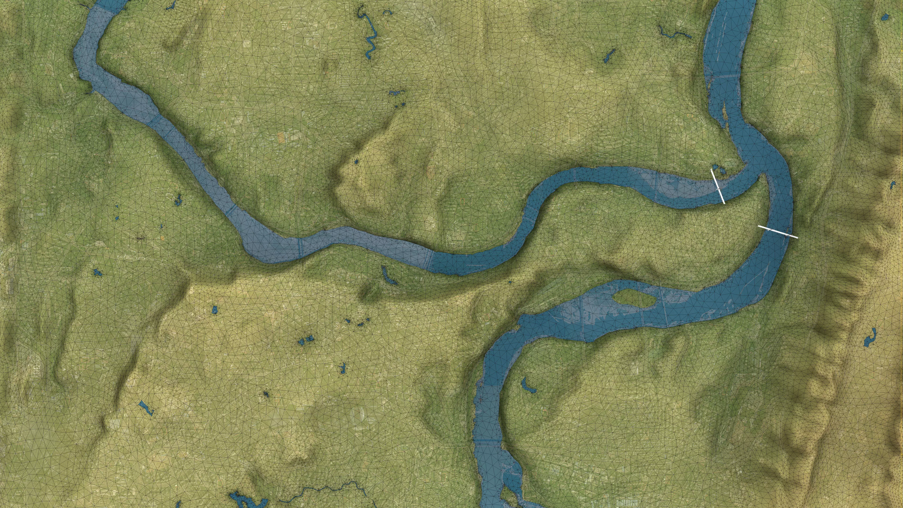 Chongqing - Topography Terrain Low-poly 3D model_5