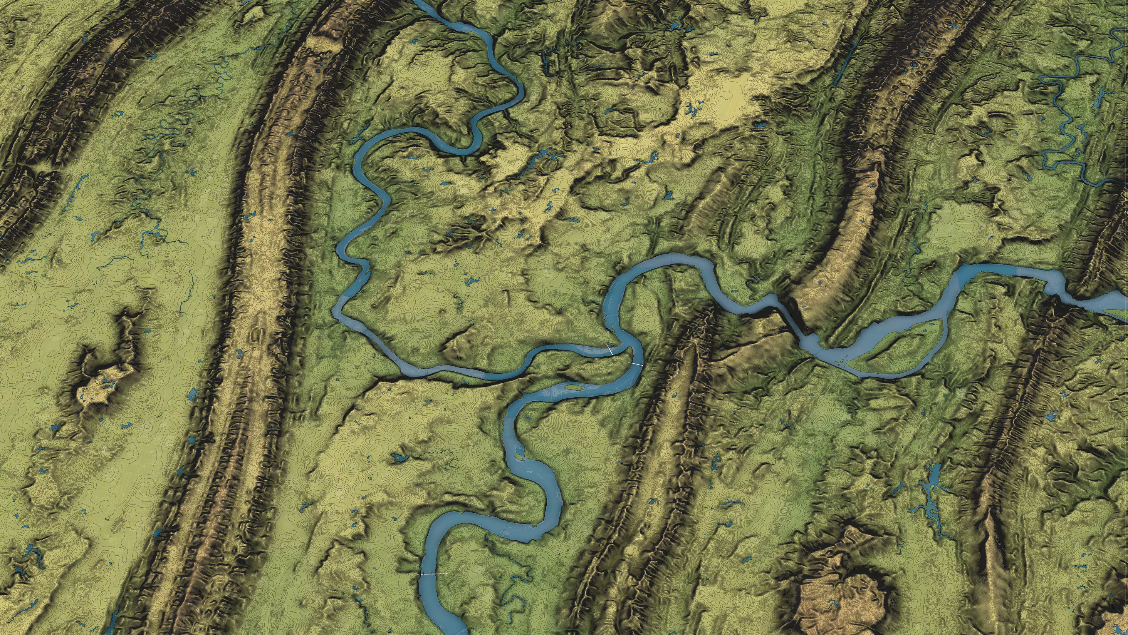 Chongqing - 3D City Topography Terrain 3D Model Collection_9