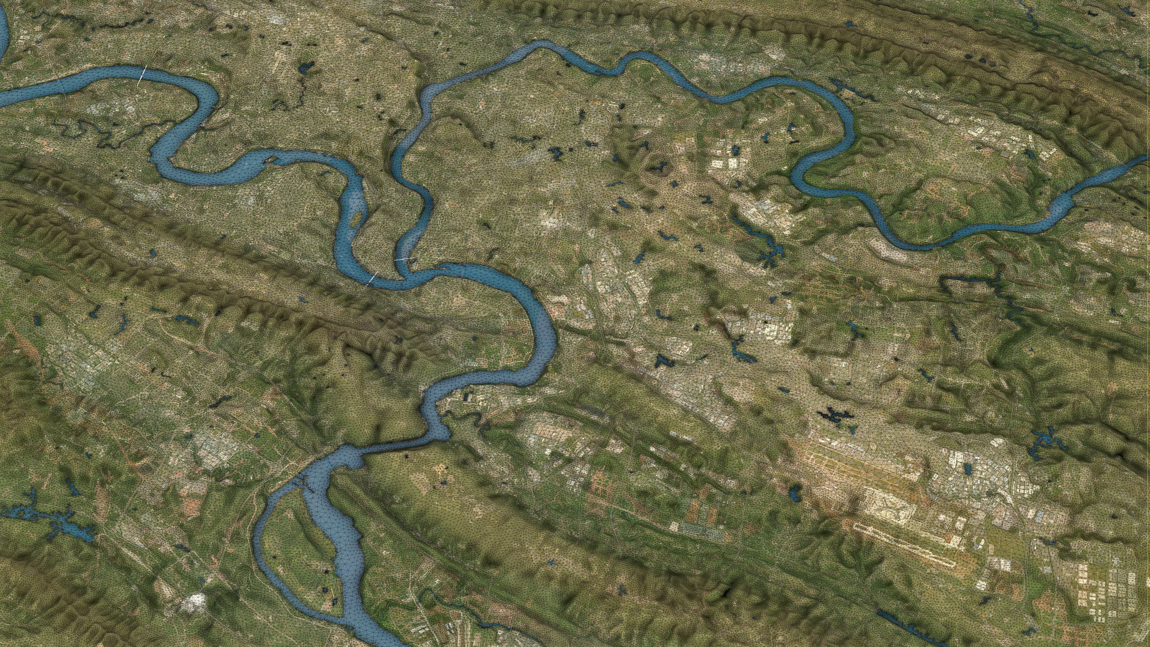Chongqing - 3D City Topography Terrain 3D Model Collection_34