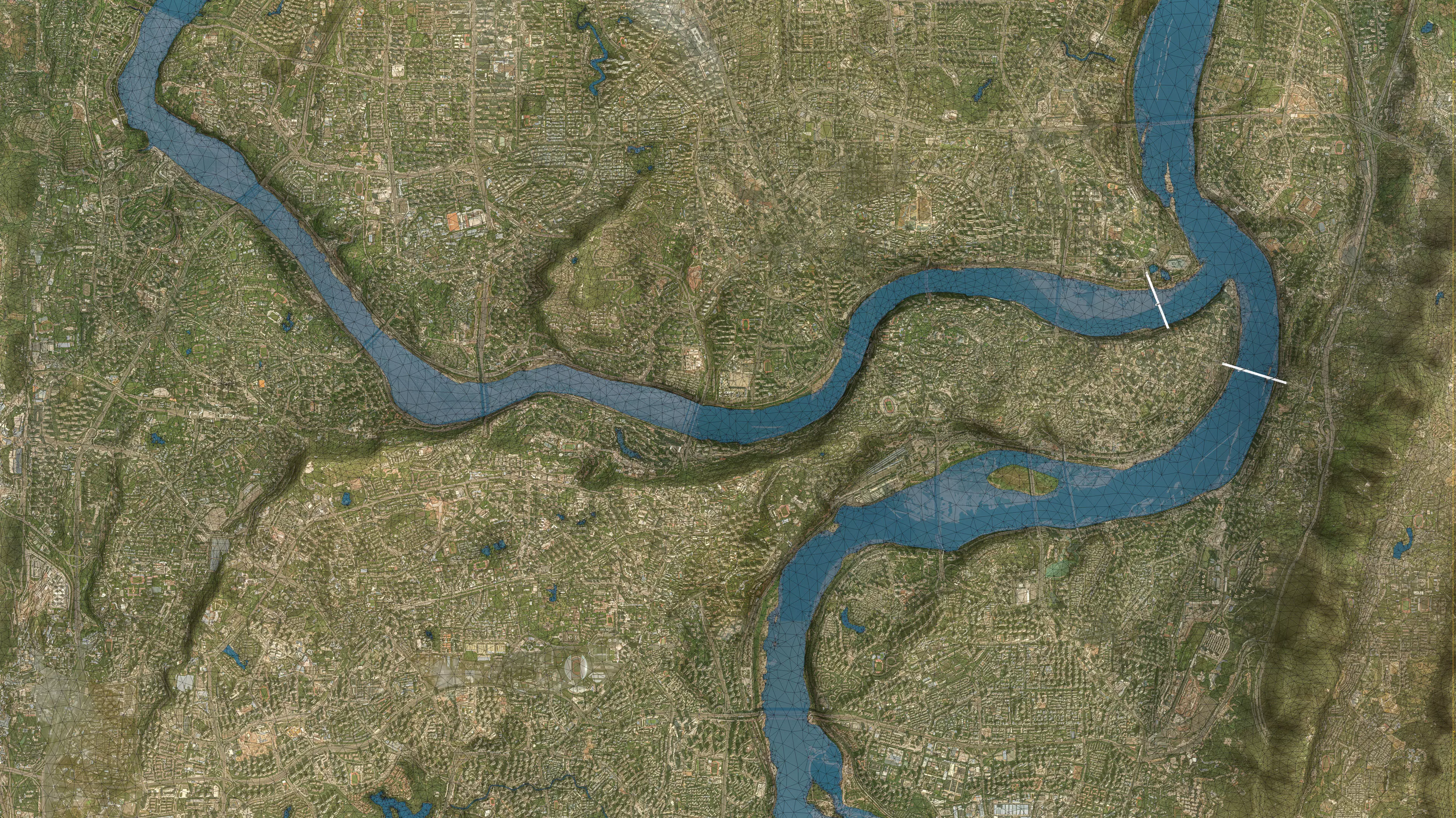 Chongqing - 3D City Topography Terrain 3D Model Collection_16