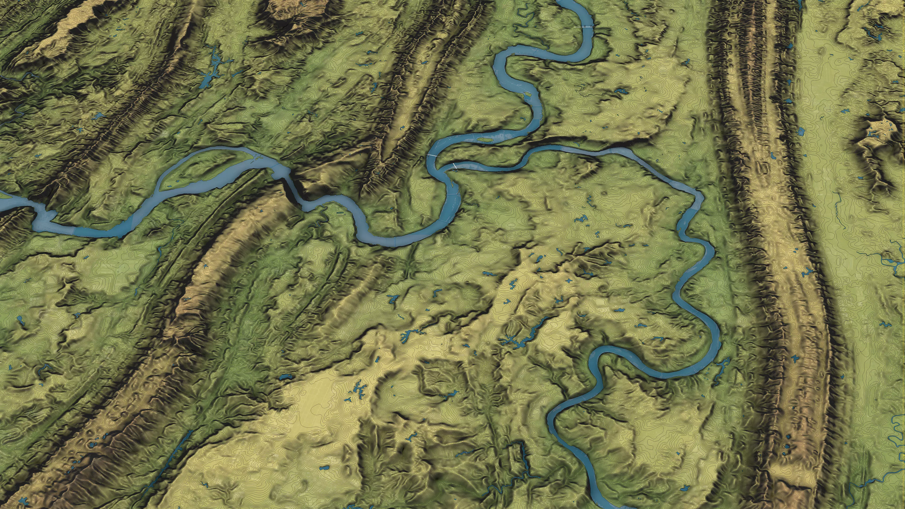 Chongqing - 3D City Topography Terrain 3D Model Collection_32