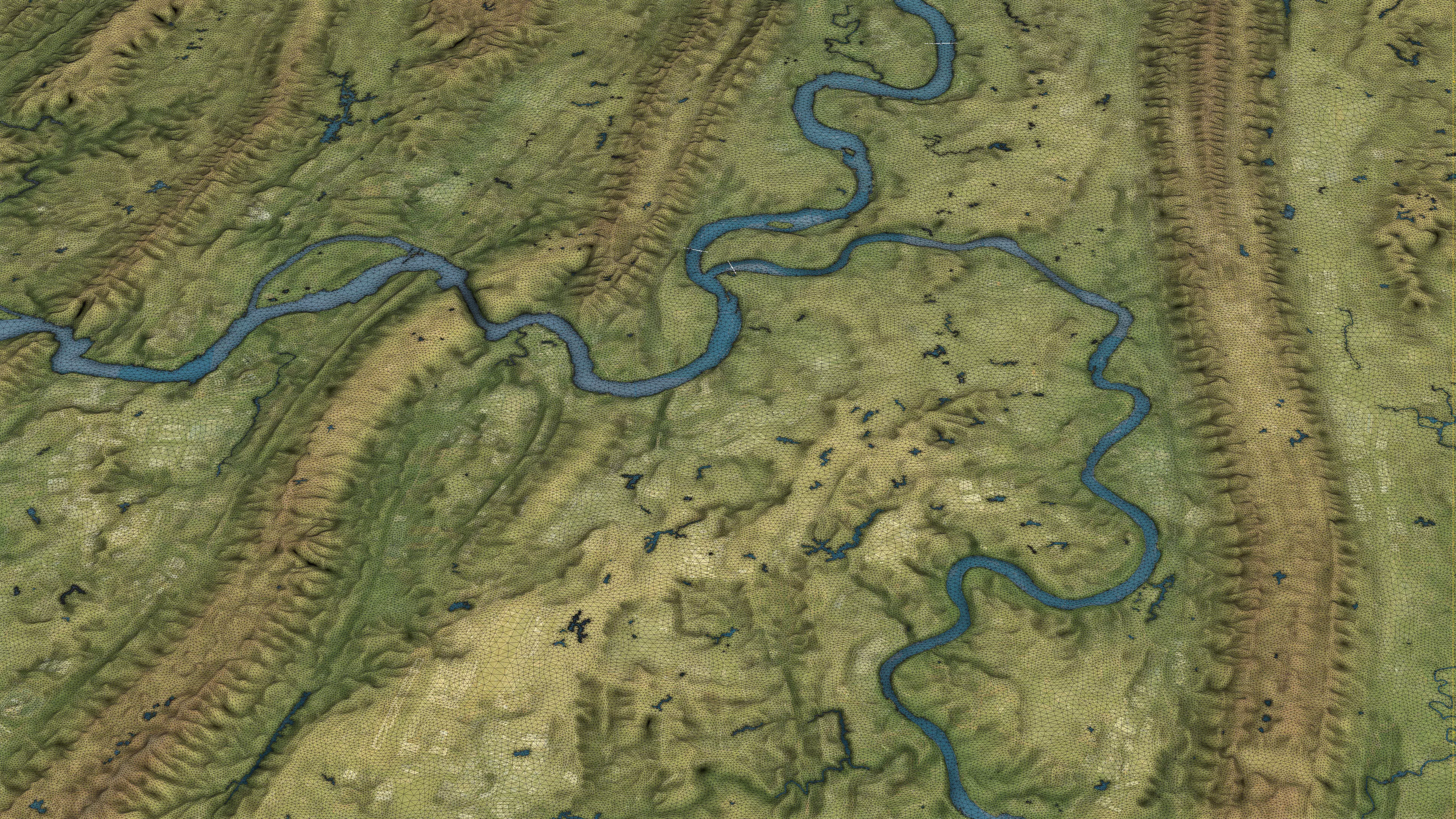 Chongqing - 3D City Topography Terrain 3D Model Collection_12