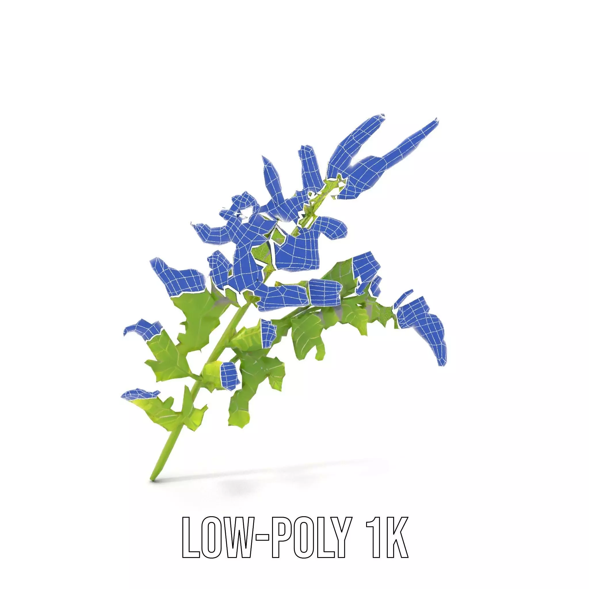 Lush Green Fern model pack Low-poly 3D model_25