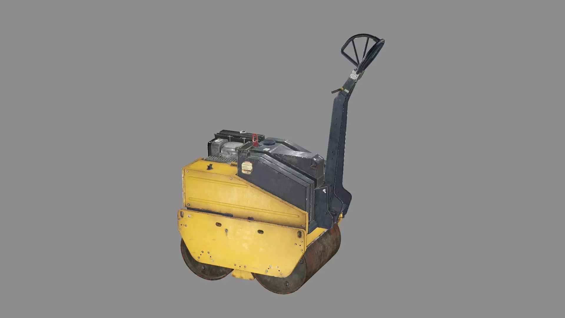 Construction Tool Roller Machine Low-Poly 3D Model Low-poly 3D model_1