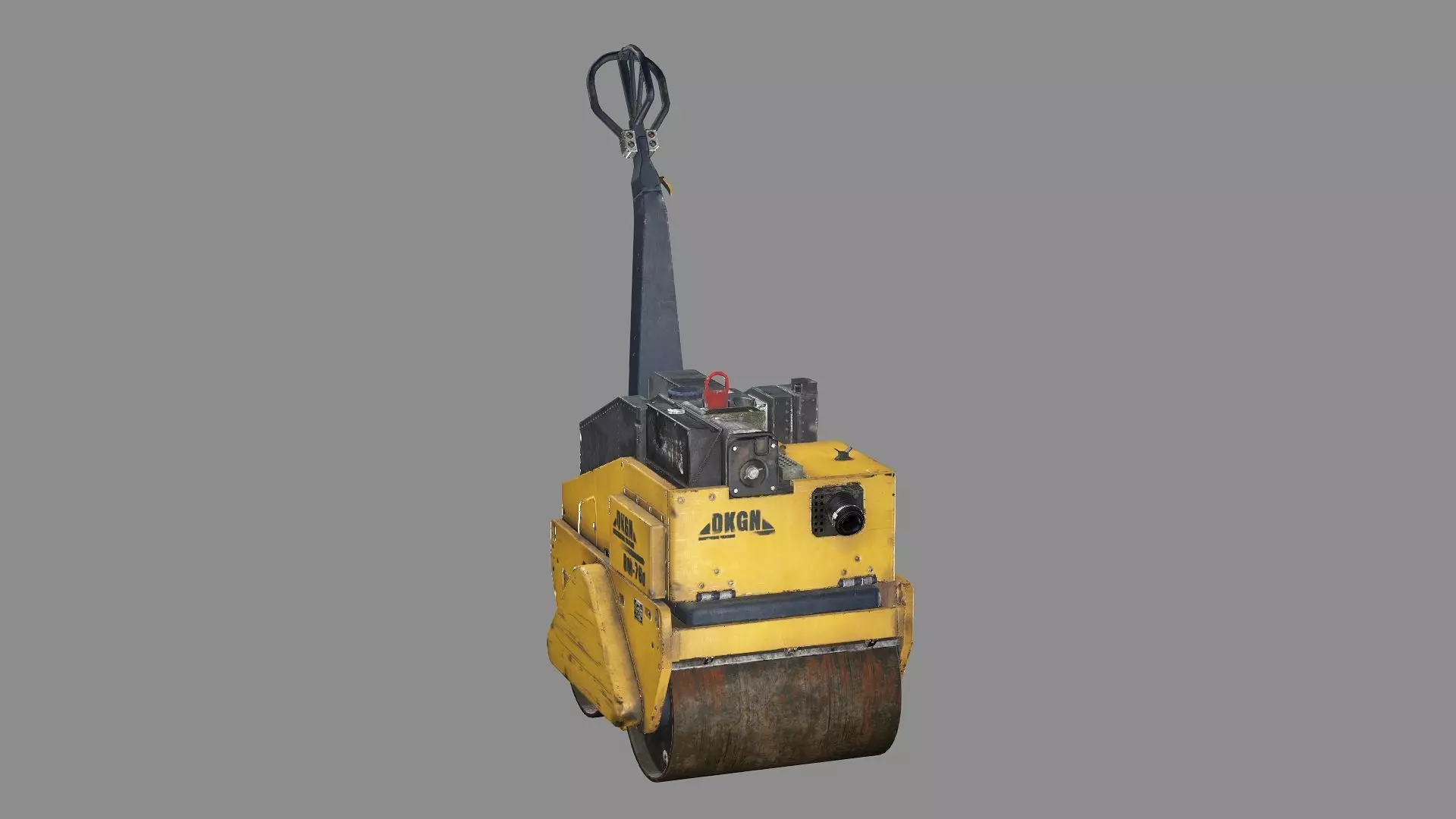 Construction Tool Roller Machine Low-Poly 3D Model Low-poly 3D model_3