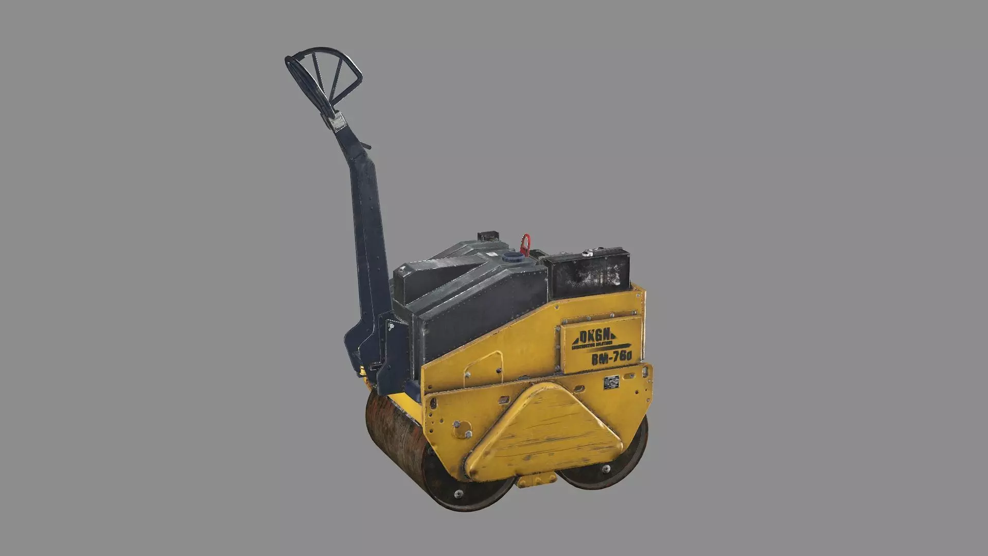Construction Tool Roller Machine Low-Poly 3D Model Low-poly 3D model_6