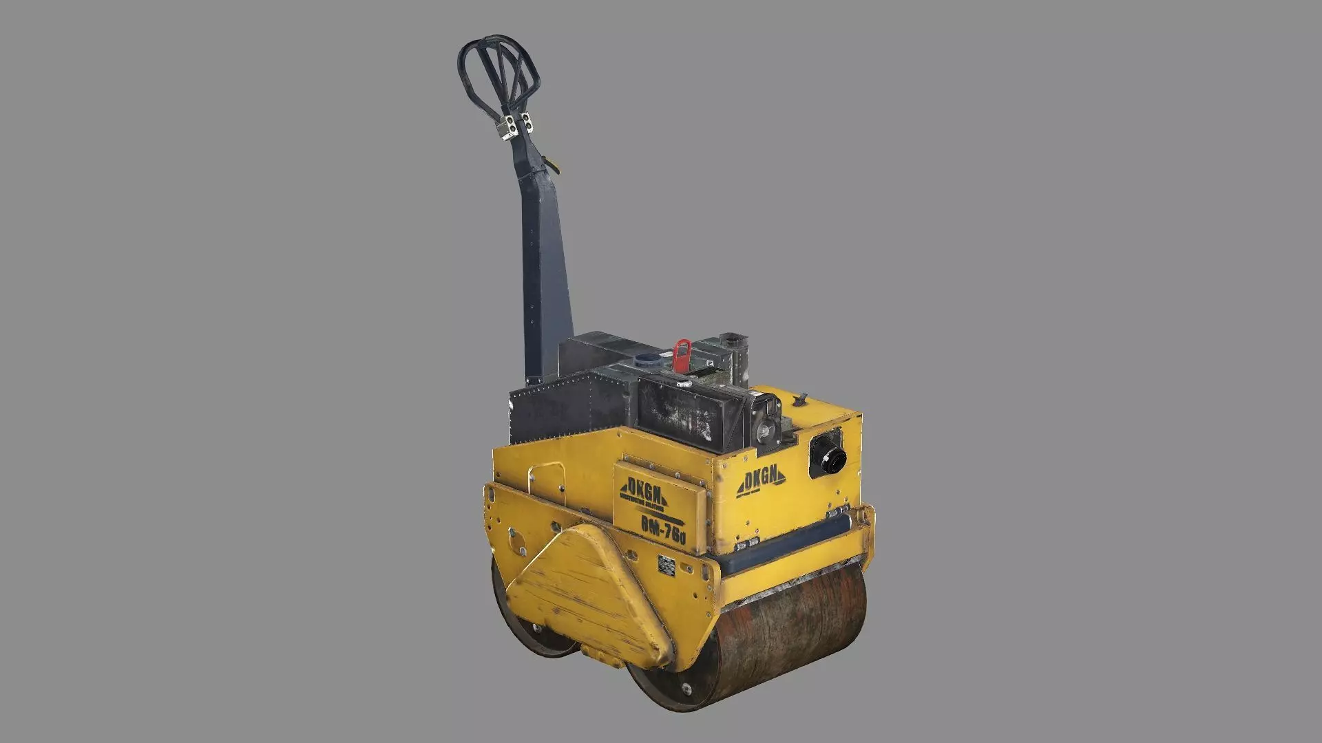 Construction Tool Roller Machine Low-Poly 3D Model Low-poly 3D model_8