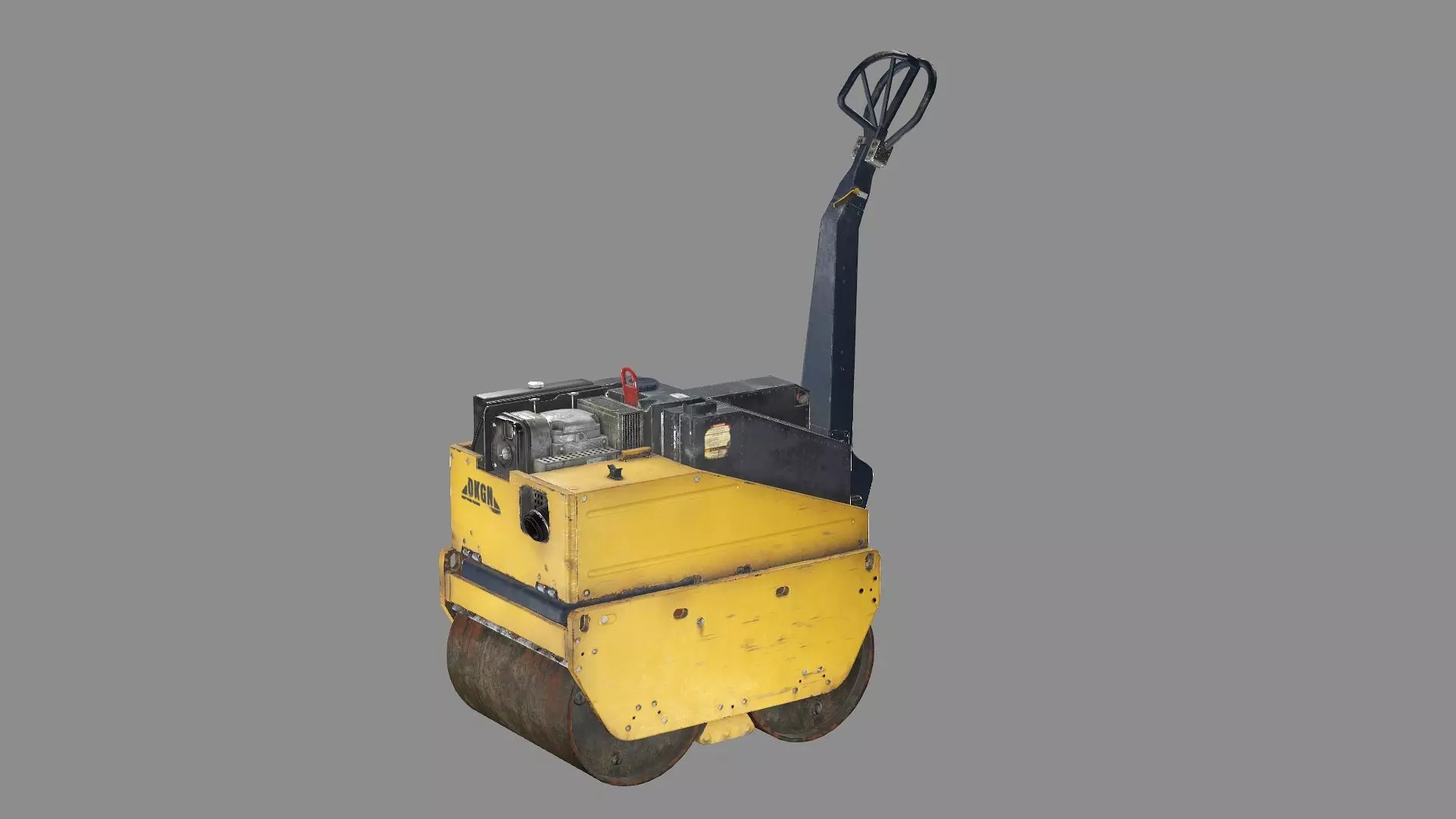 Construction Tool Roller Machine Low-Poly 3D Model Low-poly 3D model_5