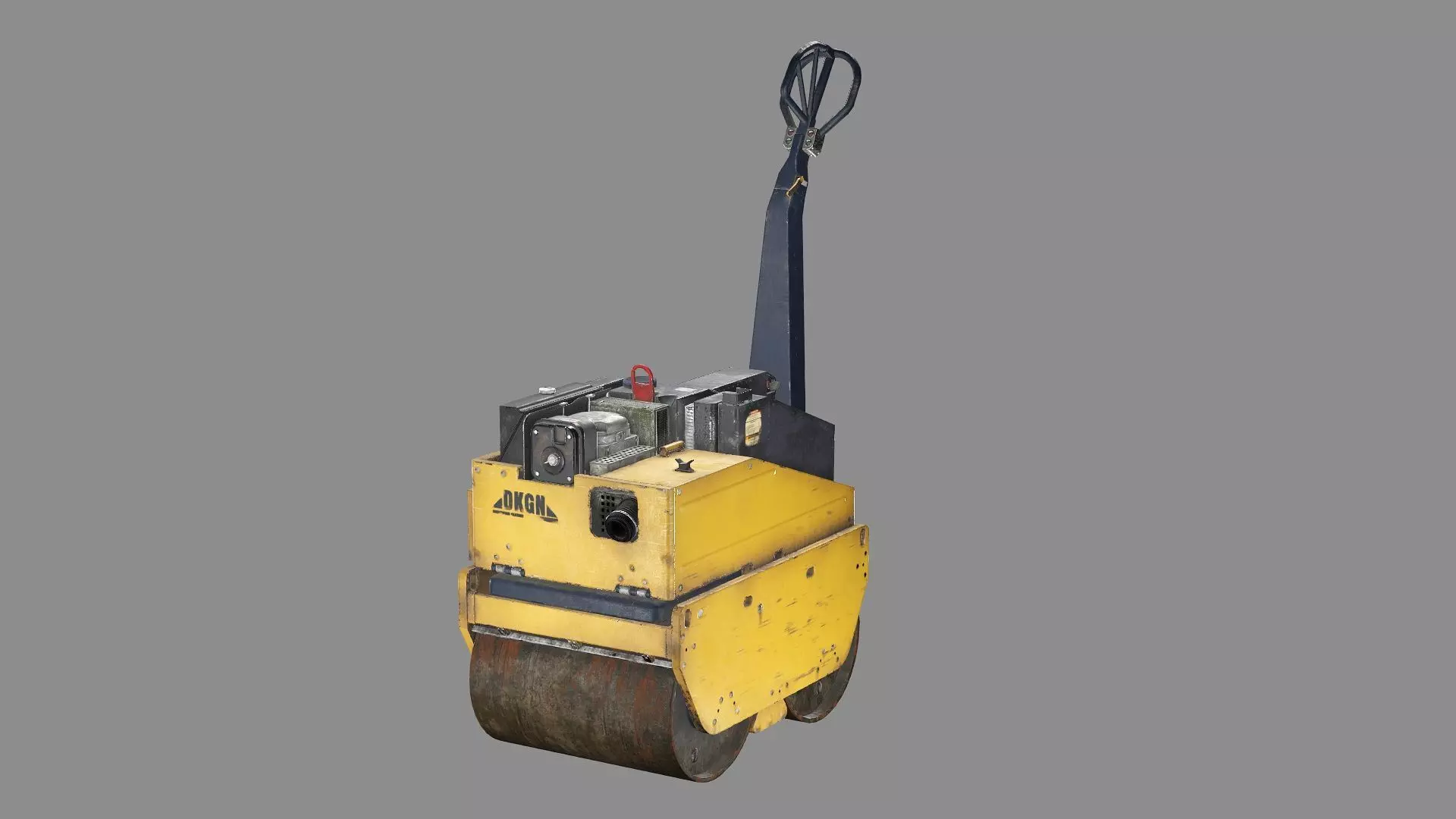 Construction Tool Roller Machine Low-Poly 3D Model Low-poly 3D model_2