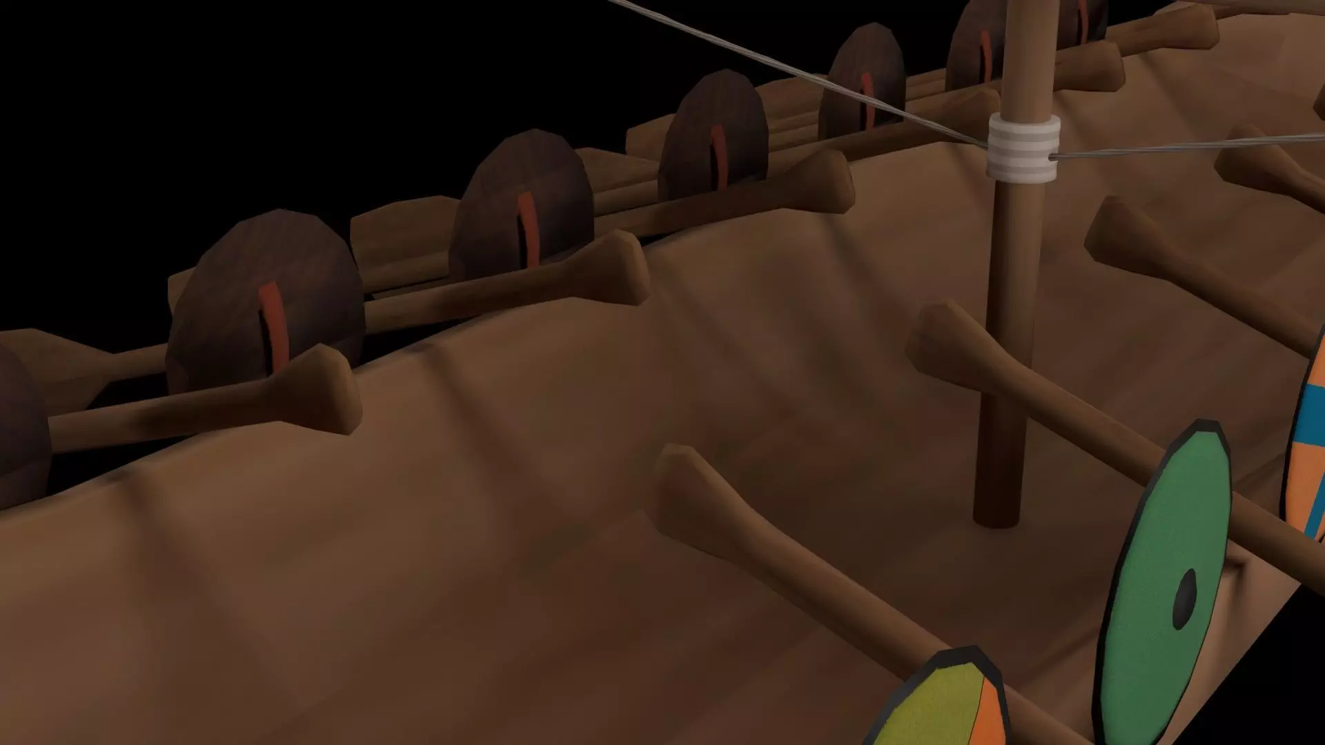 Longship 3D model_11