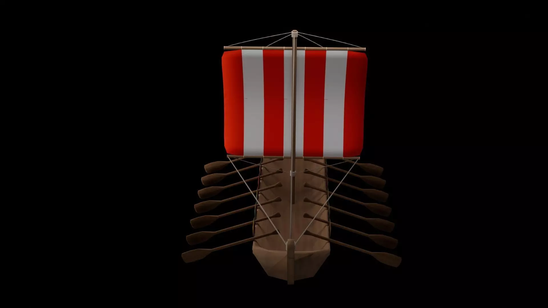 Longship 3D model_4
