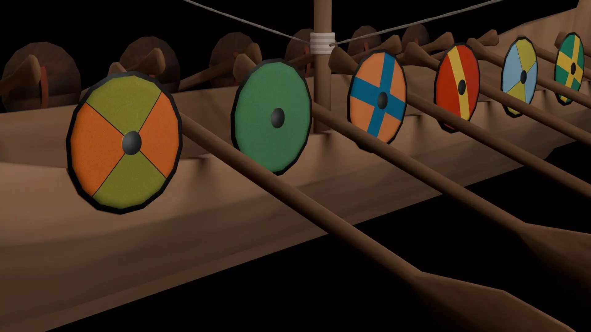 Longship 3D model_10