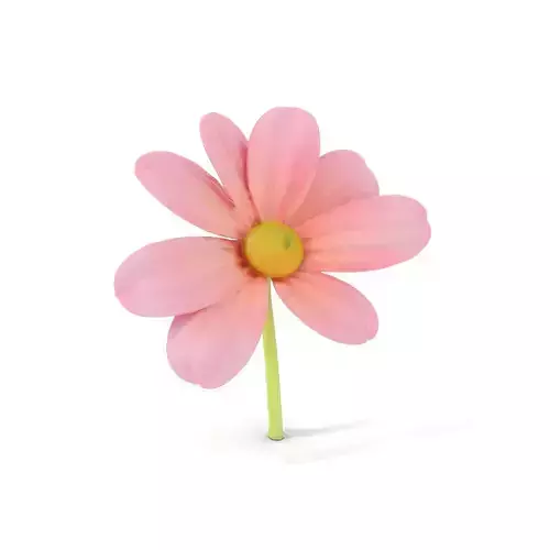 Pink Blossom Flower model pack