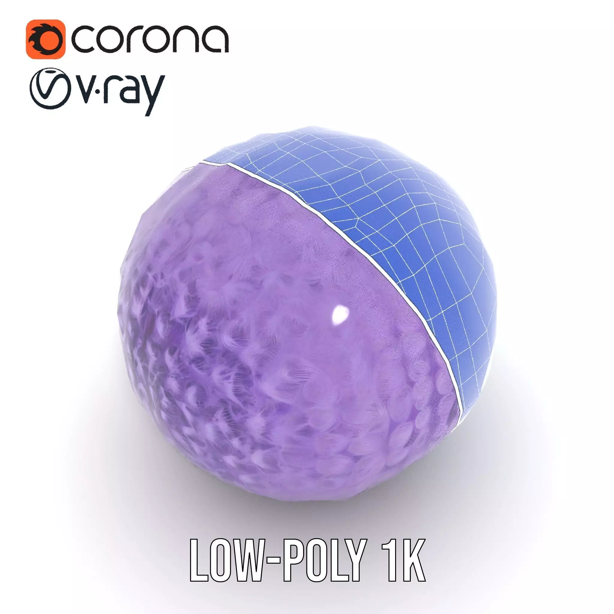 Feathered Lavender Sphere model pack Texture_17