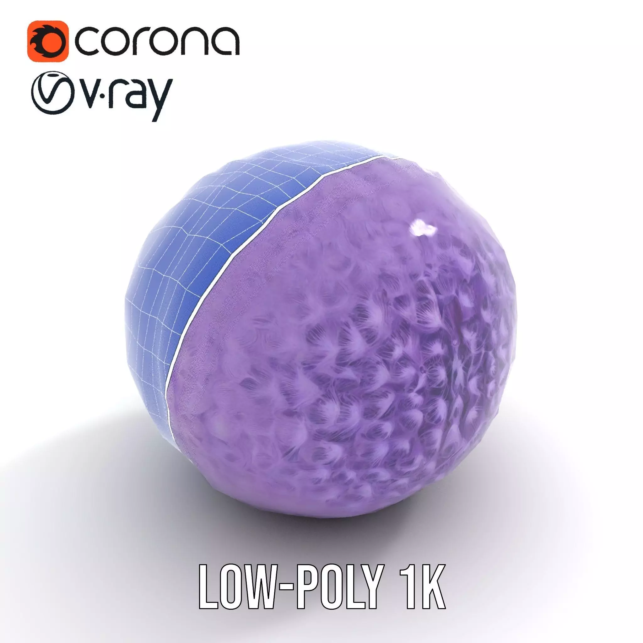 Feathered Lavender Sphere model pack Texture_12