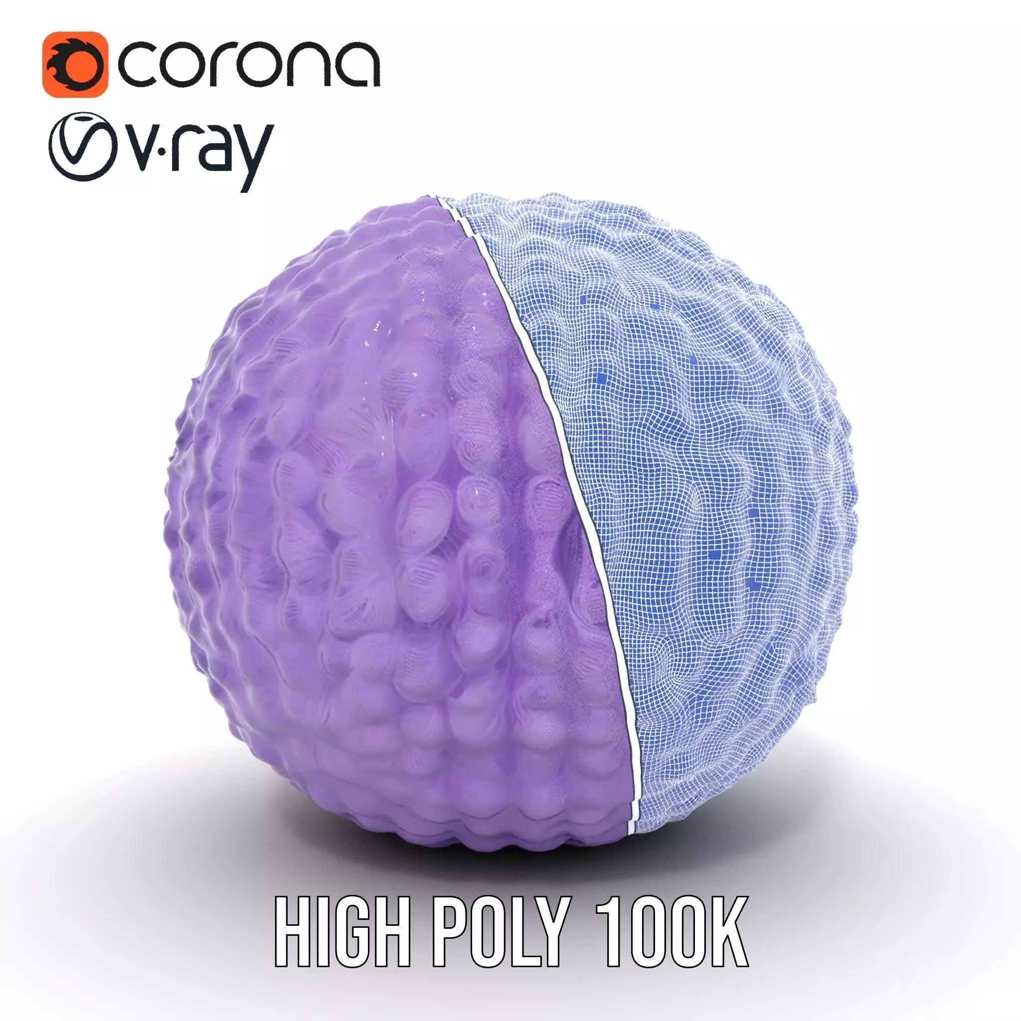 Feathered Lavender Sphere model pack Texture_31