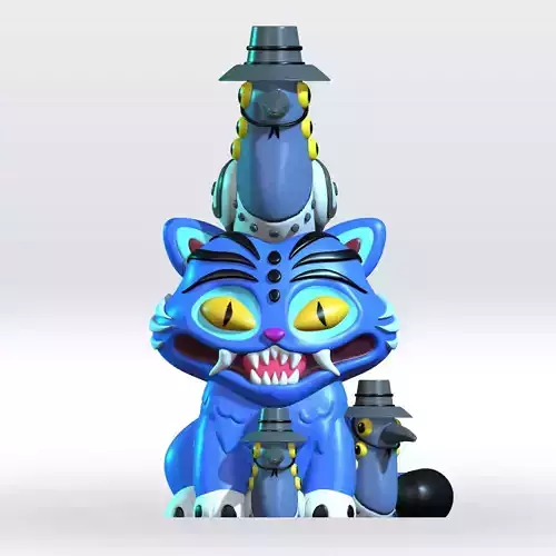 Kpop Demon hunters Drepy tiger sussy Magpie Bird STL 3D Model 